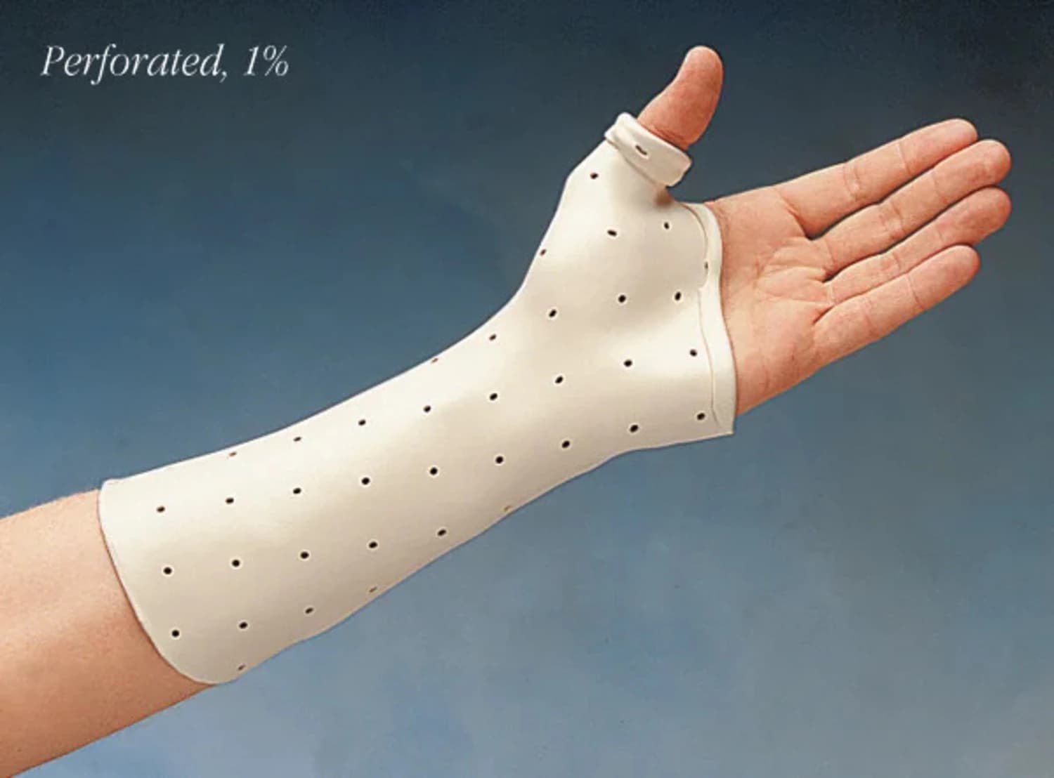 North Coast Medical Preferred Splinting Material, Perforated, 3/32" Thick, Vanilla, 18" x 24" Sheet - Splint Material Perf 3/32" - Image 1