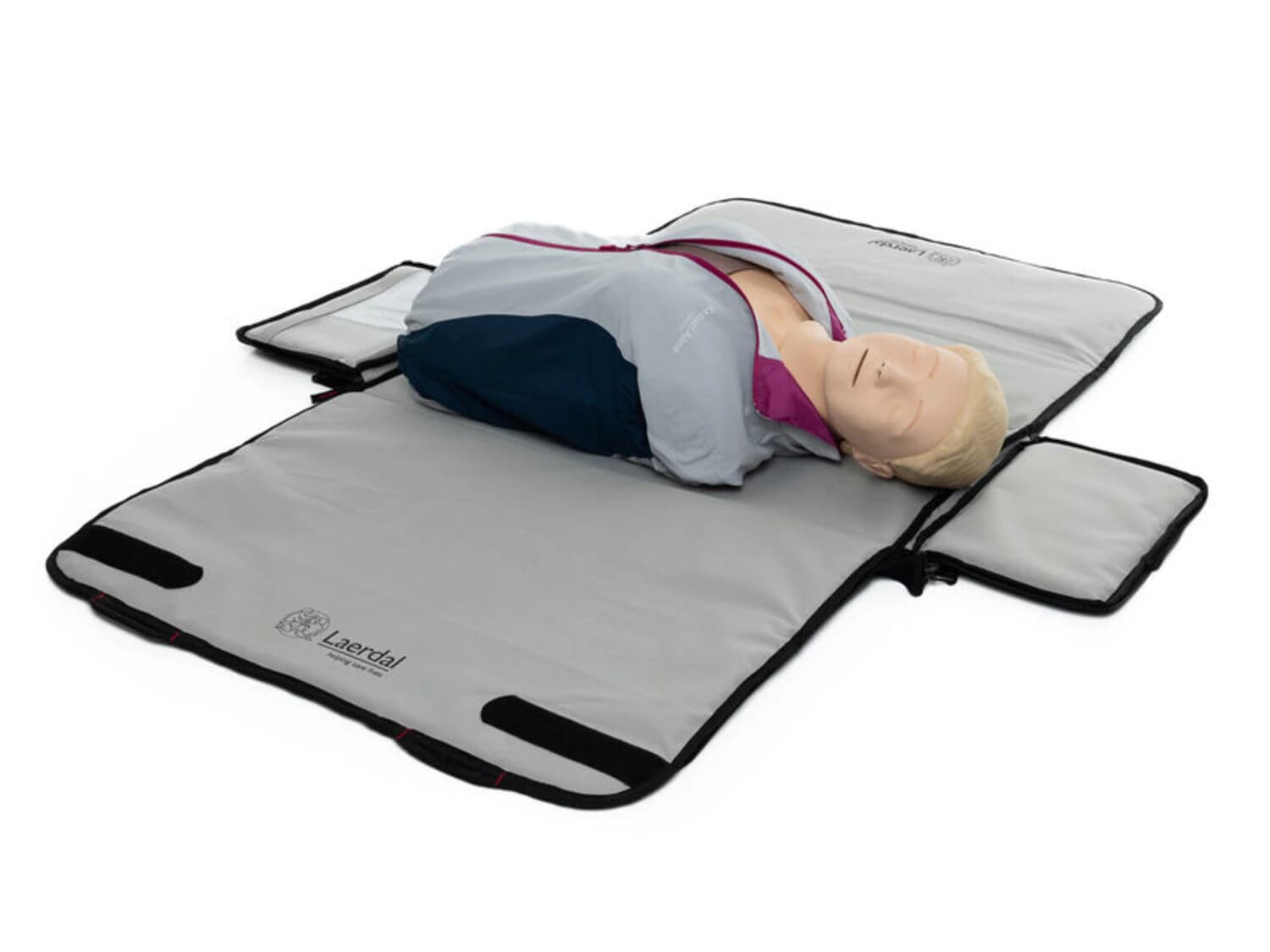 Laerdal Resusci Anne QCPR Torso Training Manikin, Light Skin, with Carry Bag - Resusci Anne QCPR Torso - Image 1