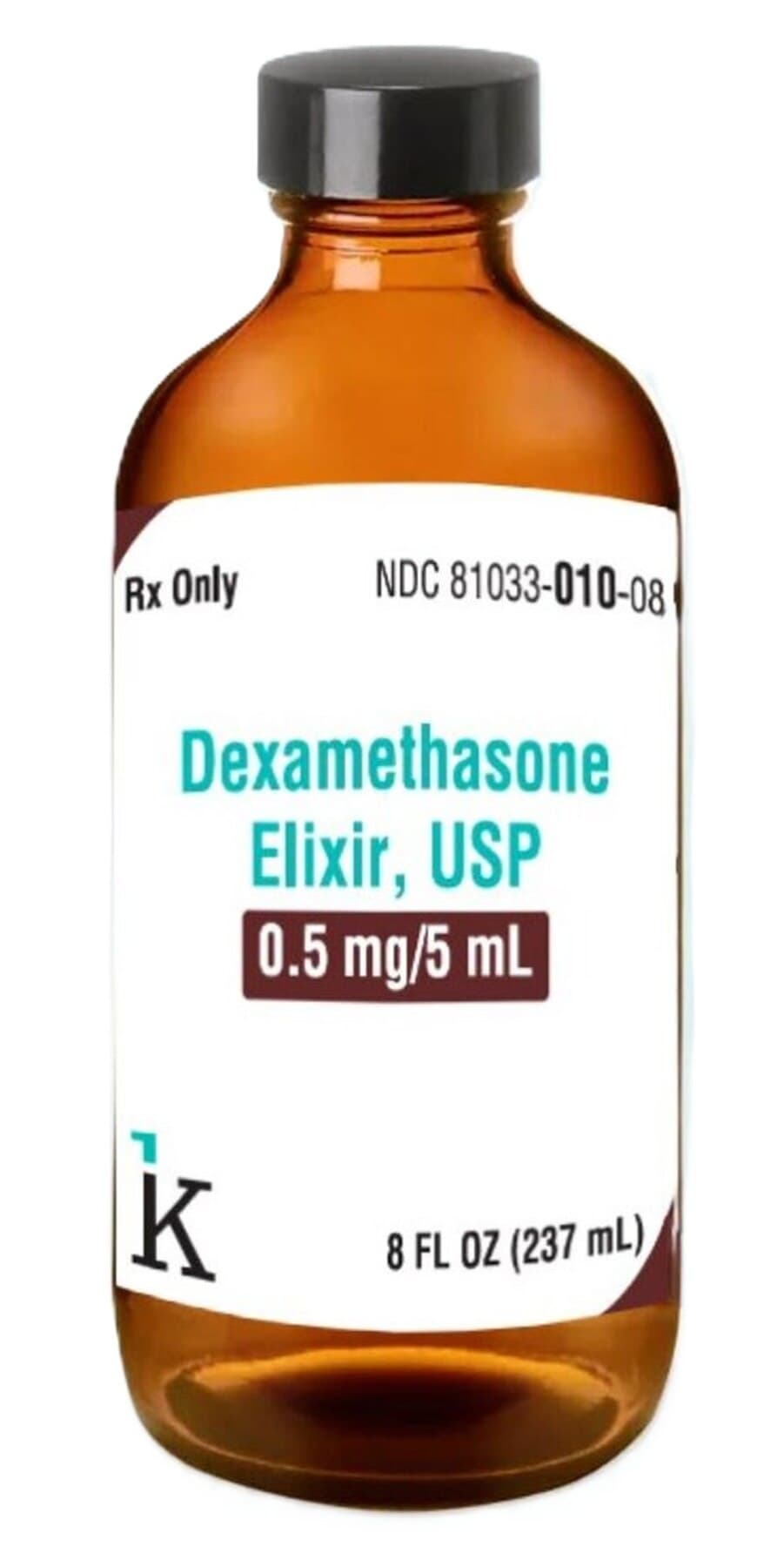 Dexamethasone Oral Elixir 0.5mg/5mL, 240mL Bottle - Dexamethasone Oral Elixir - Image 1