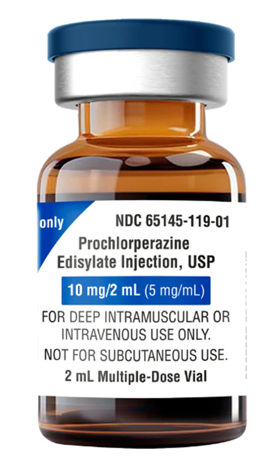 Prochlorperazine Edisylate Injection, 5 mg/mL, 2 mL Multi-Dose Vial, 10/Package - HPG Prochlorperazine MDV 2mL - Image 1