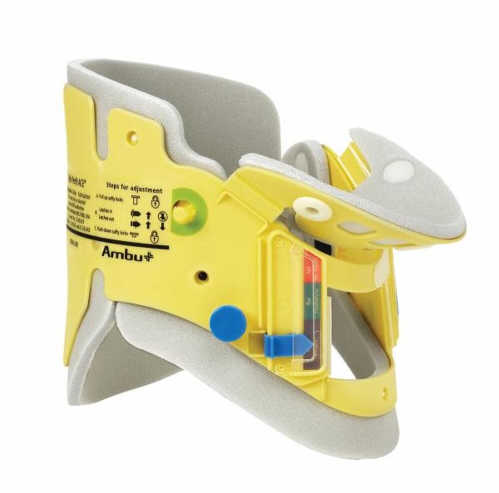Ambu Mini Perfit Ace Pediatric Cervical Collar with Head Wedge, One Size, Polyethylene, 48x18x1.5cm - Mini Perfit Ace/Head Wedge - Image 1