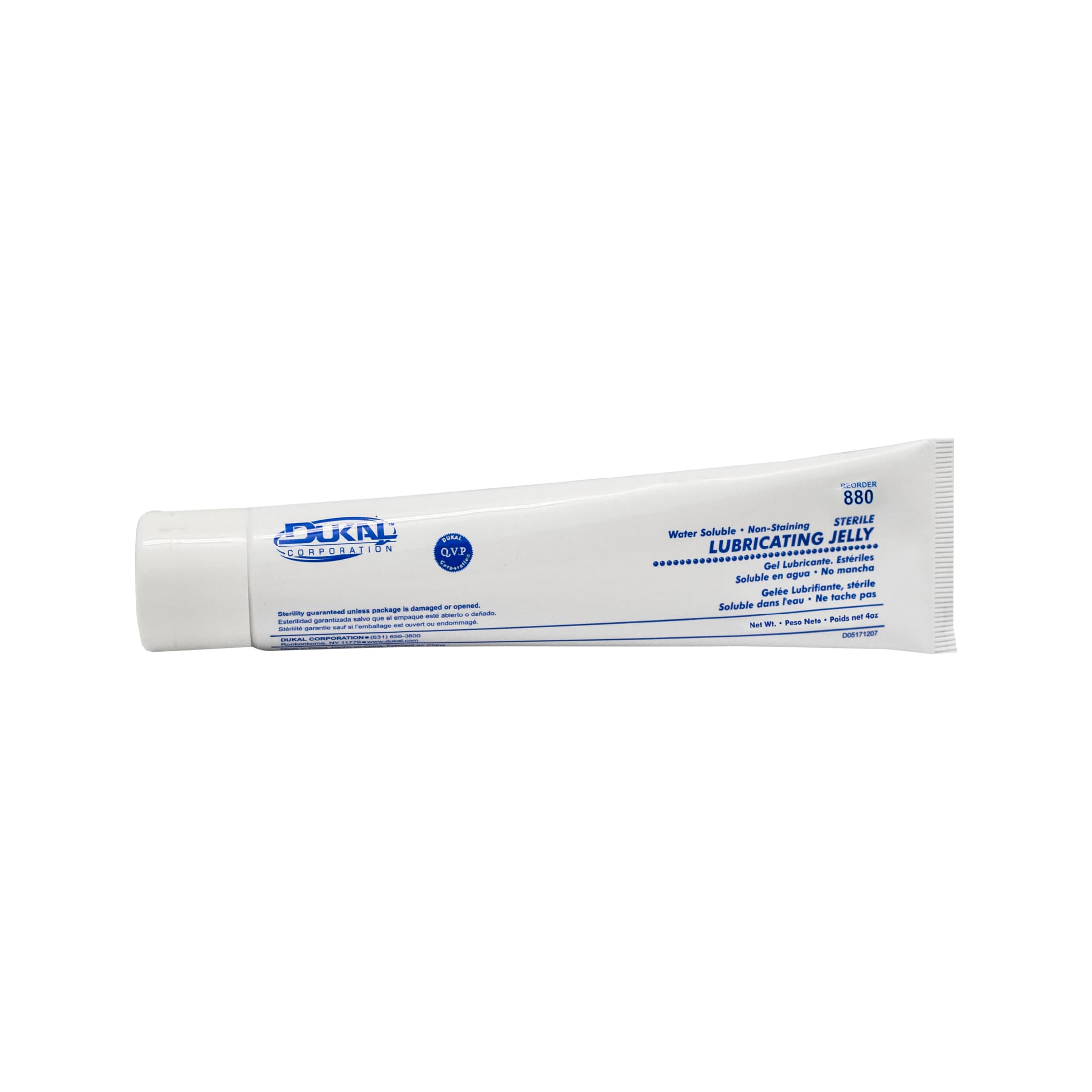 Dukal Sterile Lubricating Jelly, 4 oz Tube - Lubricating Jelly Sterile - Image 1