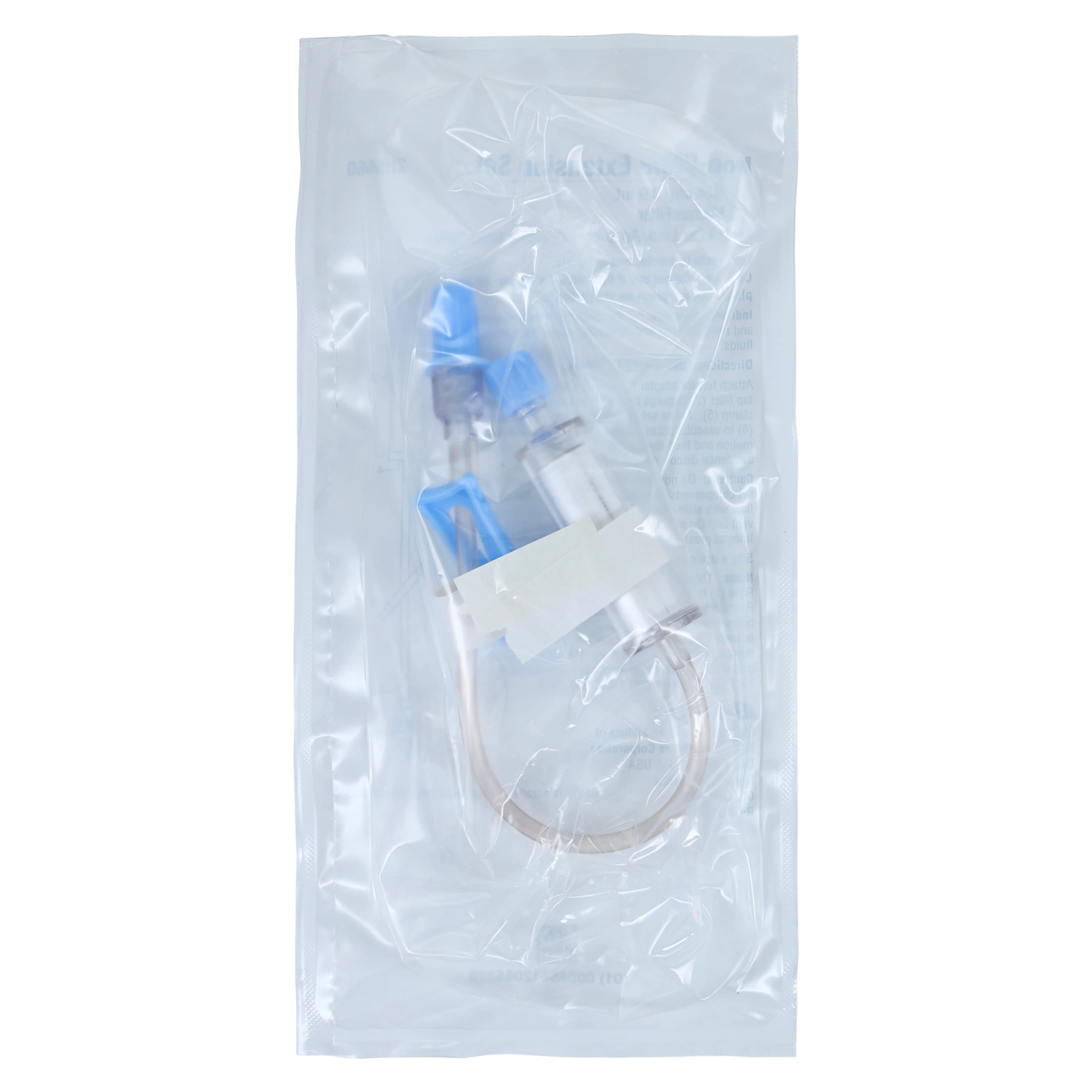 Baxter IV Extension Set with 0.22 Micron High Pressure Extended Life Filter, 9" Male Luer Lock Adapter/Retractable Collar, 48/Case thumbnail 3