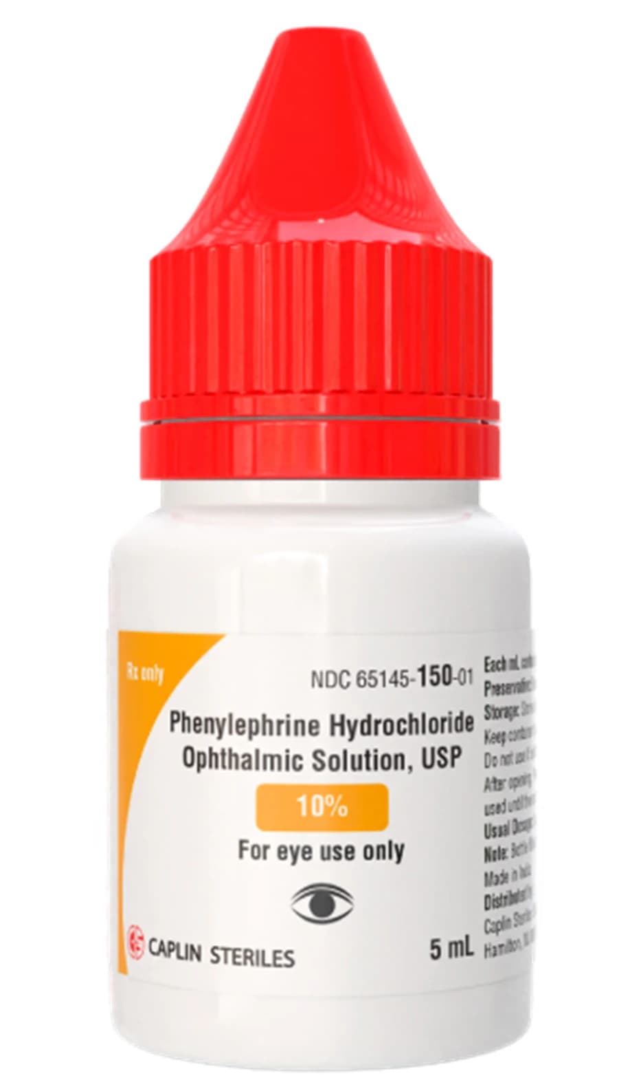 HPG Phenylephrine HCl Ophthalmic Solution 10%, 5 mL Bottle - HPG Phenylephrine Ophth Sol - Image 1