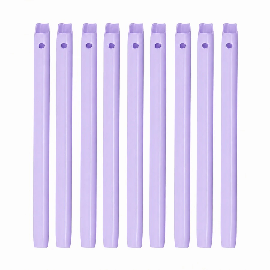 MYNT High Volume Evacuator Tip, Vented/Nonvented, Lavender, Disposable Plastic, 5.9 in, Latex Free, 100/Bag - Evacuator Tips - Image 1