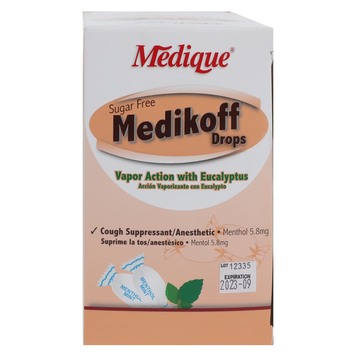 Medikoff Cough Drops, Sugar Free, 5.8mg Menthol, 300/Box thumbnail 5