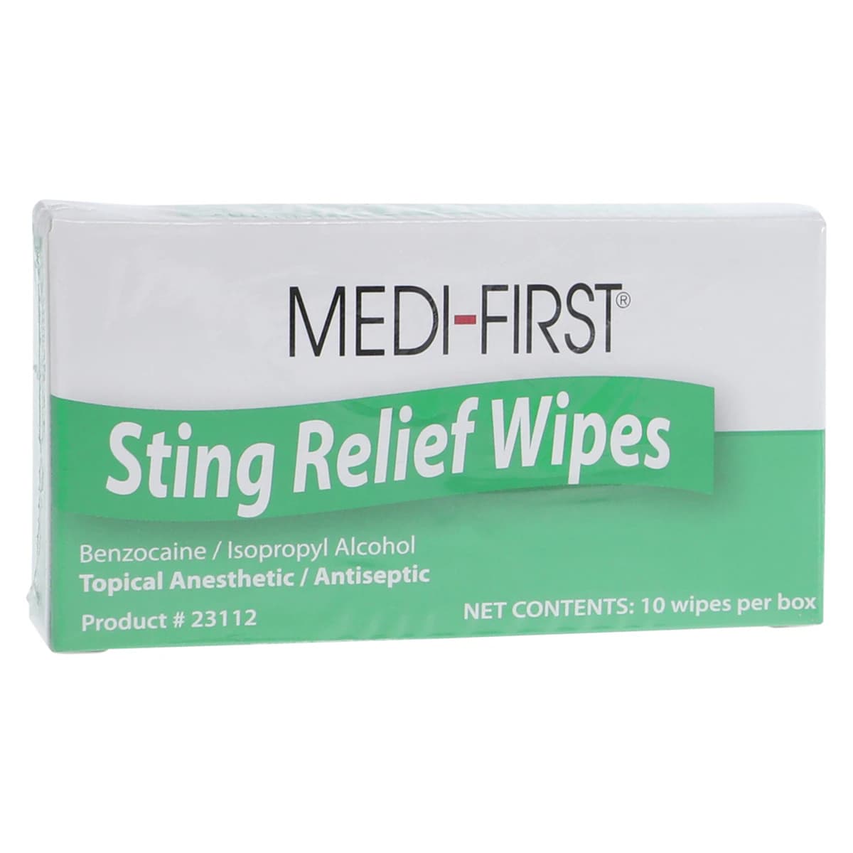 Medi-First Insect Sting Relief Pads, 3 oz, 10/Box - Insect Sting Pads - Image 1