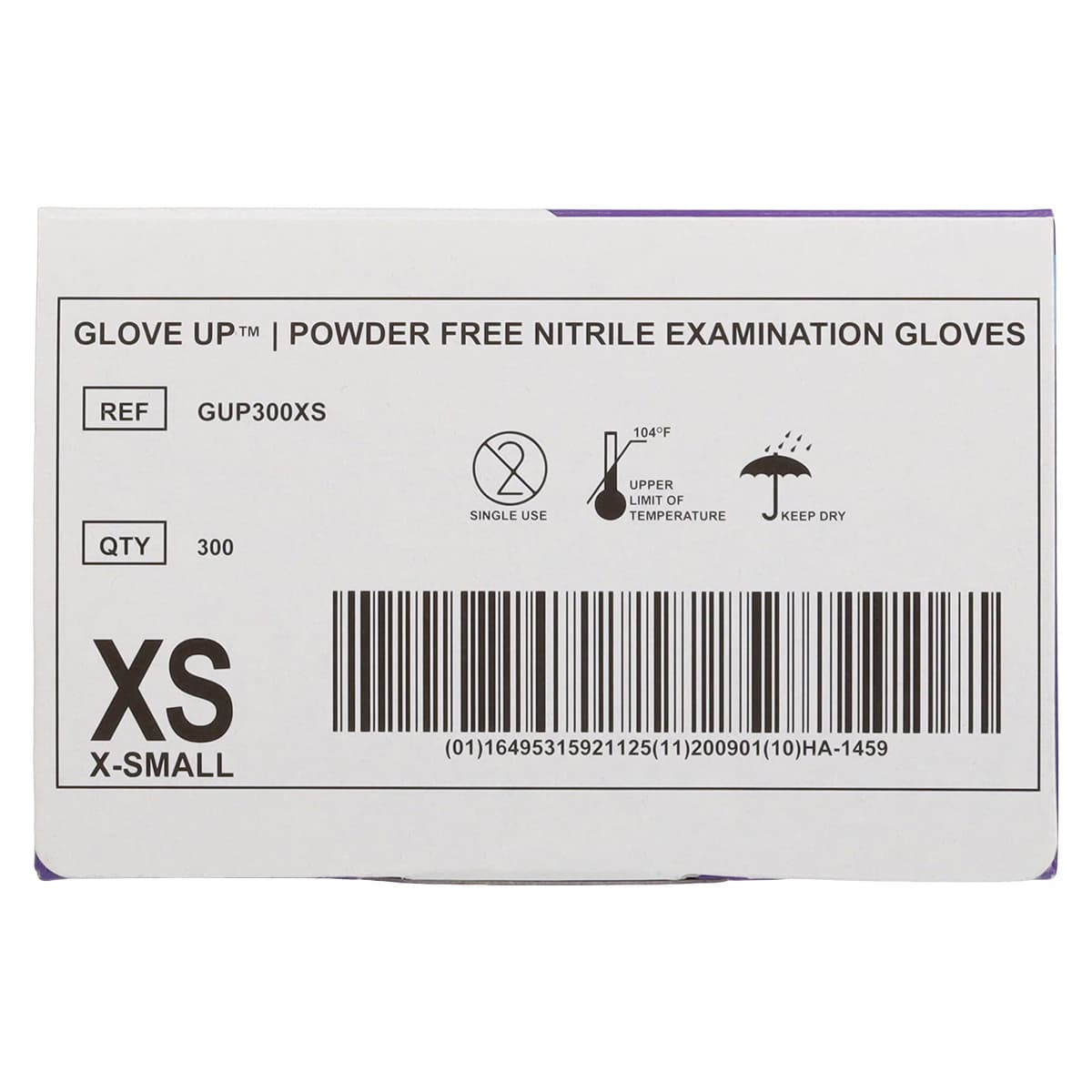 GloveUp Nitrile Exam Gloves, Powder Free, Non-Sterile, X-Small, Cobalt Blue, 300/Box, GUP300XS thumbnail 7