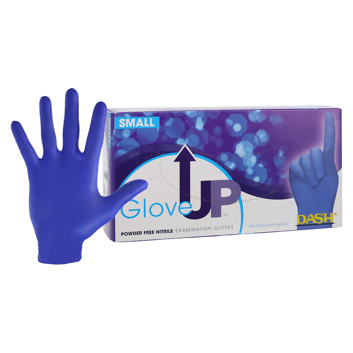 GloveUp Nitrile Exam Gloves, Powder Free, Non-Sterile, Small, Cobalt Blue, 300/Box, GUP300S thumbnail 2