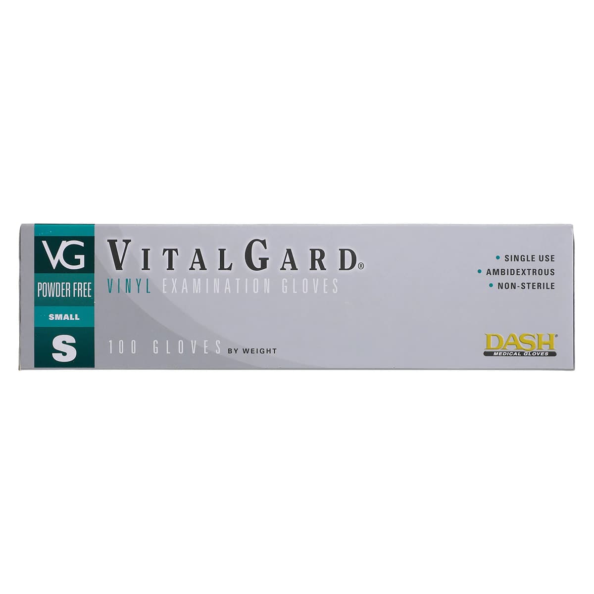 VitalGard® Vinyl Exam Gloves, Latex Free, Powder Free, Non-Sterile, Clear, Small, 100/Box thumbnail 5