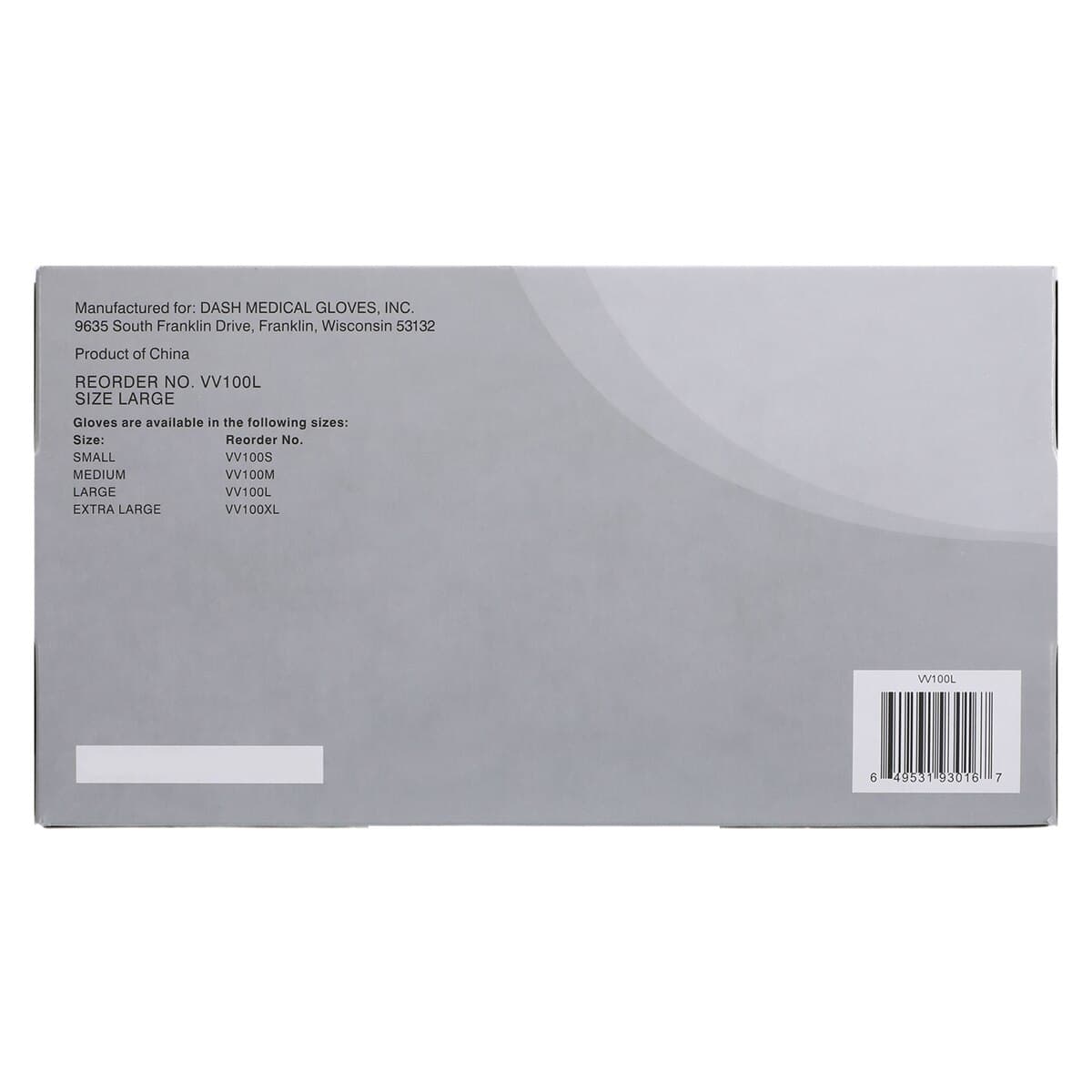 VitalGard® Vinyl Exam Gloves, Latex Free, Powder Free, Non-Sterile, Clear, Large, 100/Box thumbnail 8