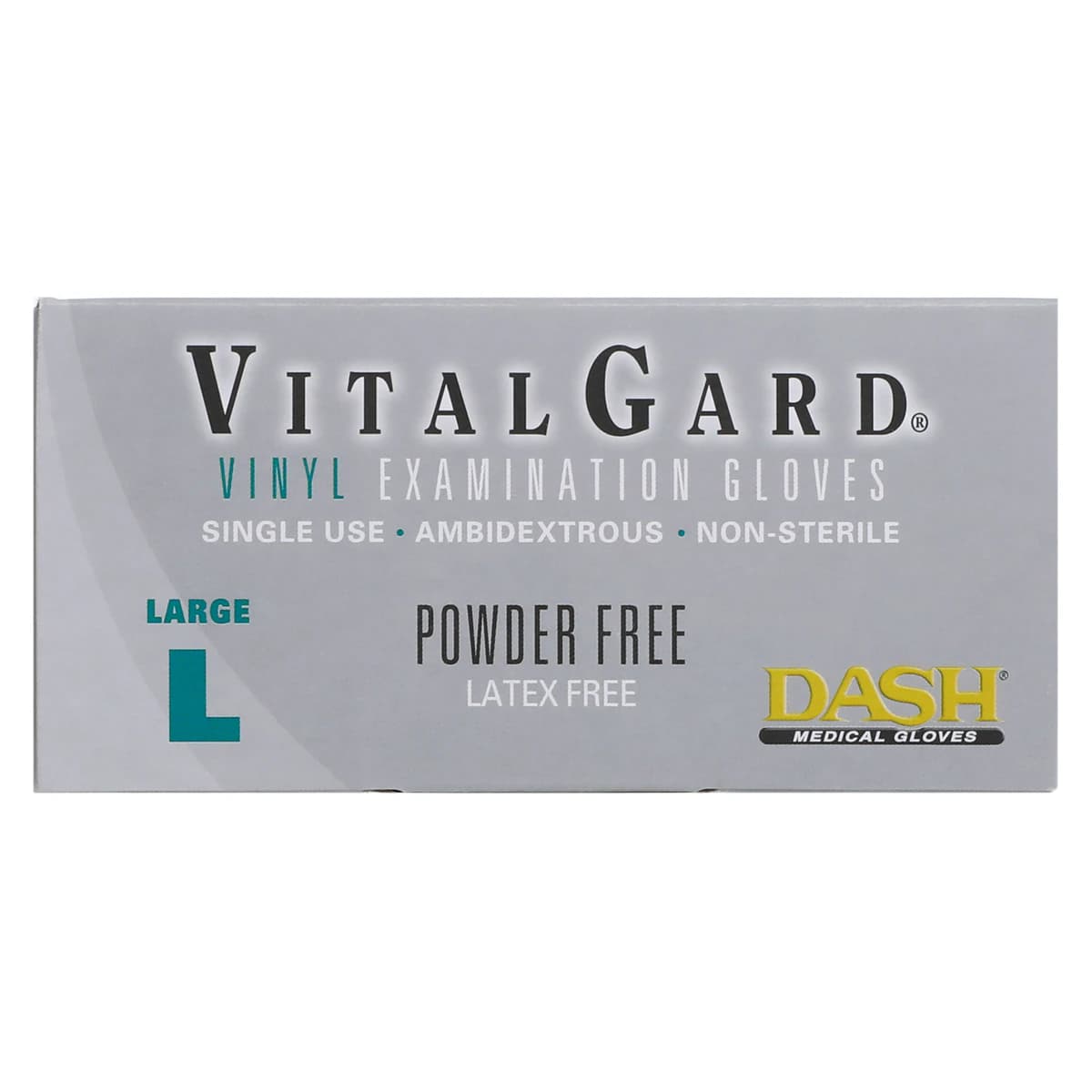VitalGard® Vinyl Exam Gloves, Latex Free, Powder Free, Non-Sterile, Clear, Large, 100/Box thumbnail 7