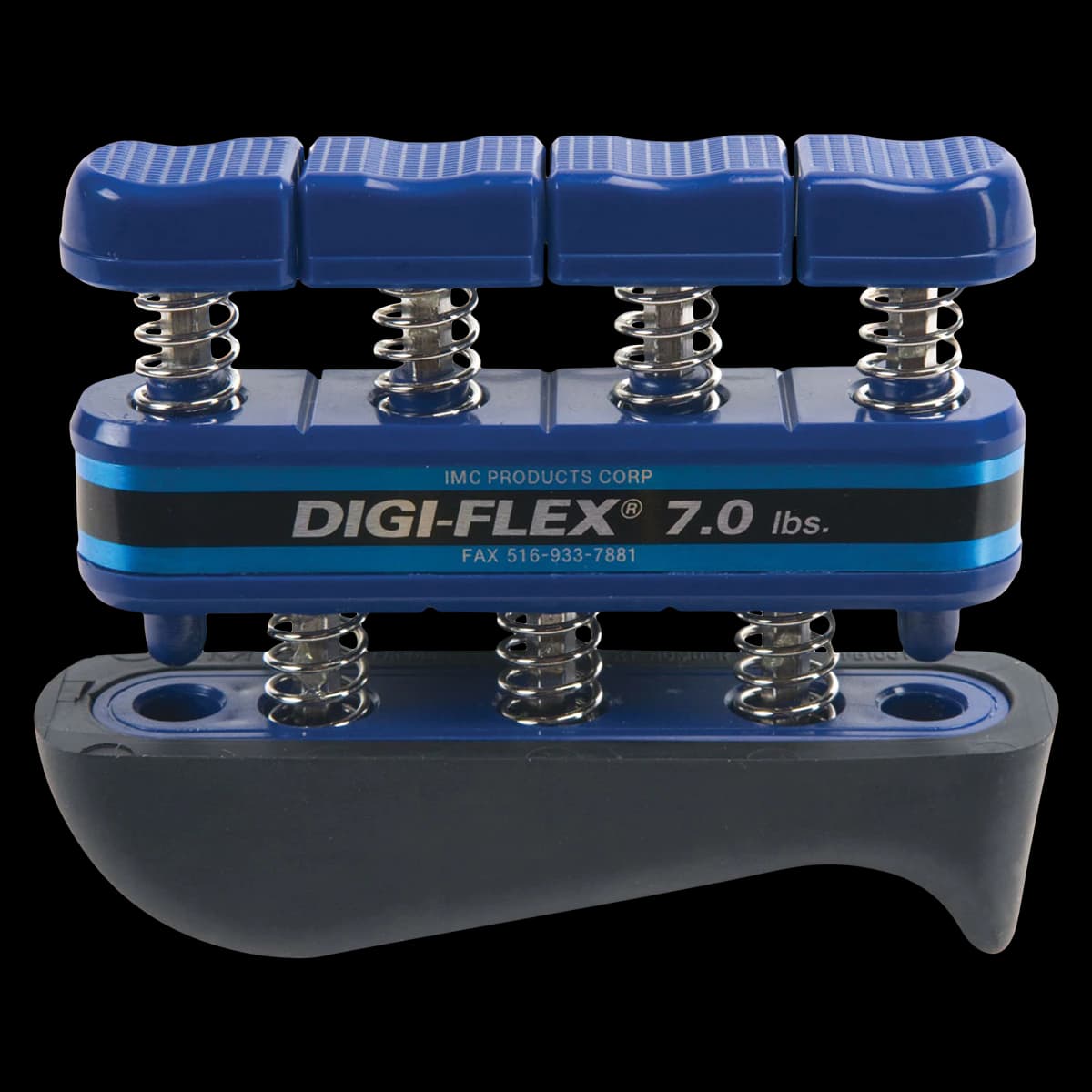 CanDo Digi-Flex Finger Exercise Hand Exerciser, Blue, Heavy Resistance - Digi-flex Finger Exercise - Image 1