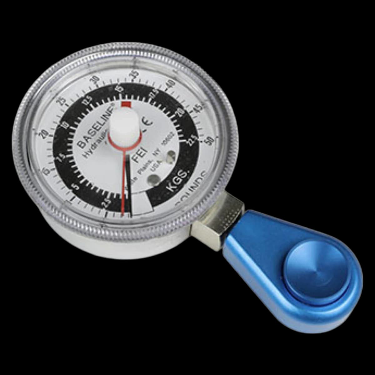 Baseline Hydraulic Pinch Gauge, 50 lb Capacity, Blue, 5x2.5x1" - Pinch Gauge Hydraulic 50l - Image 1