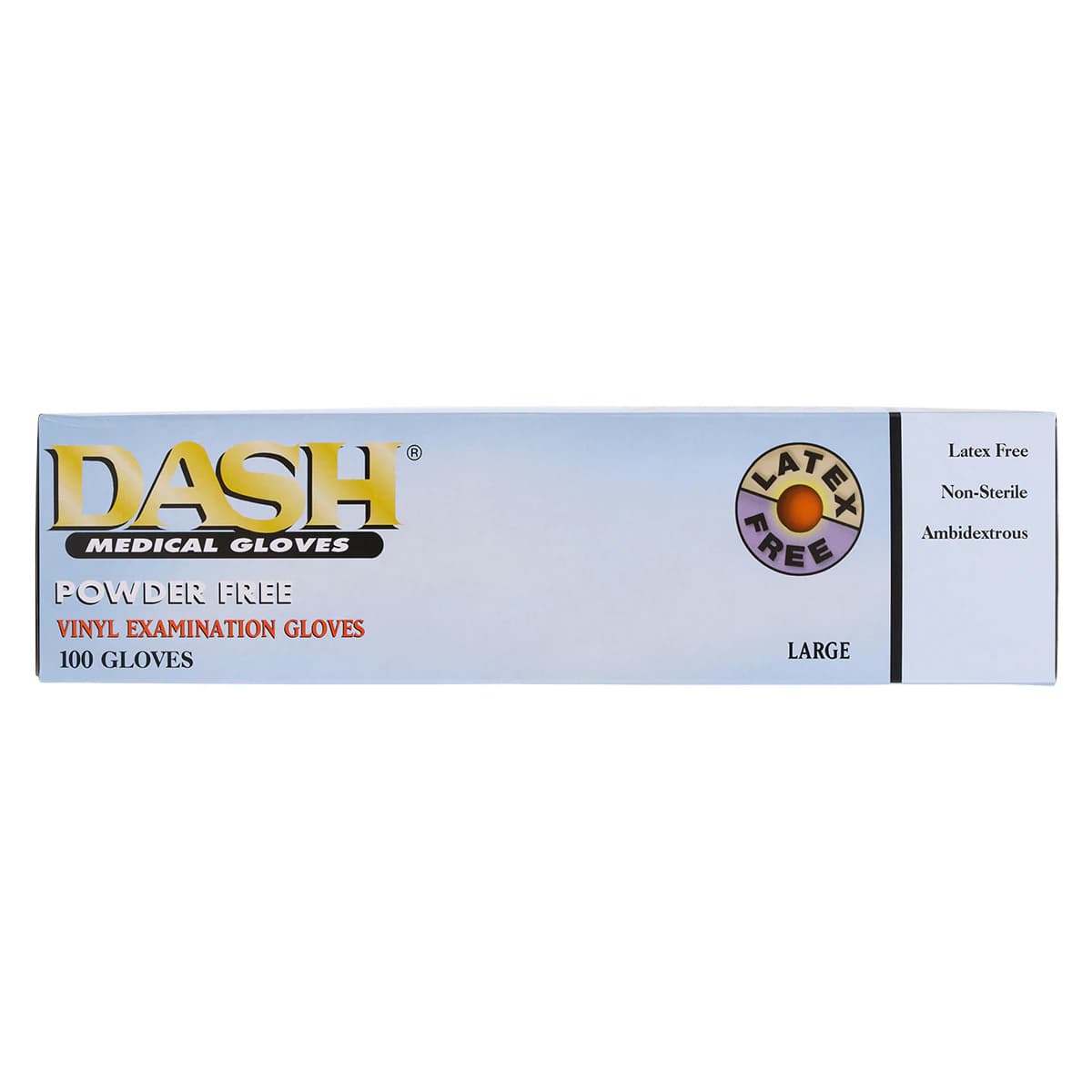 Dash Medical Gloves Vinyl Powder-Free Exam Gloves, Latex-Free, Non-Sterile, Large, Clear, 100/Box, SPF100L thumbnail 5