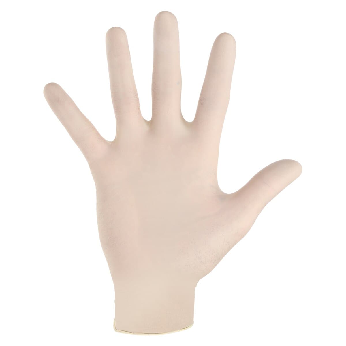 VitalGard® Powder Free Latex Exam Gloves, Medium, Textured, Non-Sterile, 100/Box, VPF100M thumbnail 3