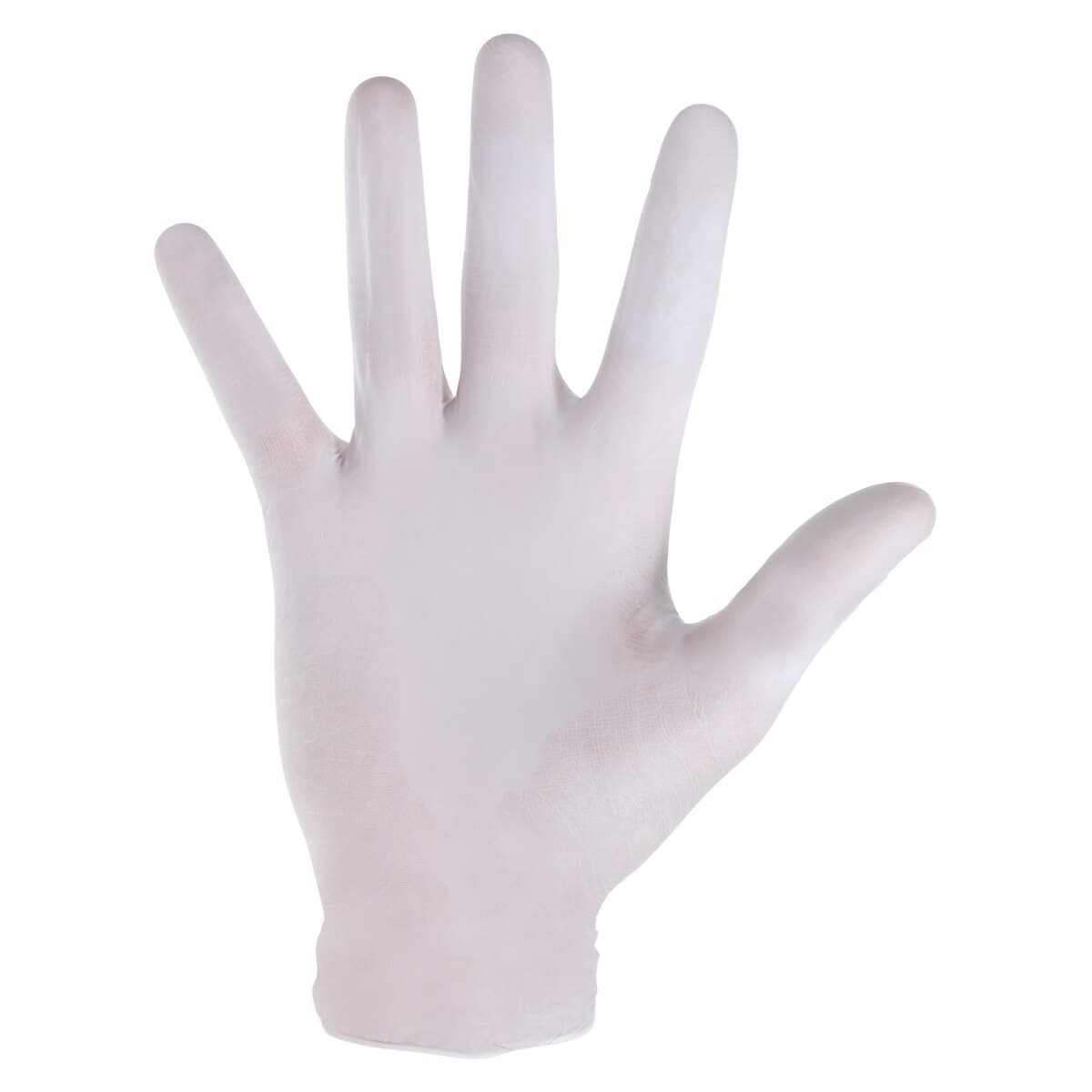 Nuvo Vinyl Exam Gloves, Powder-Free, Non-Sterile, Small, White, 100/Box, NV100S thumbnail 3