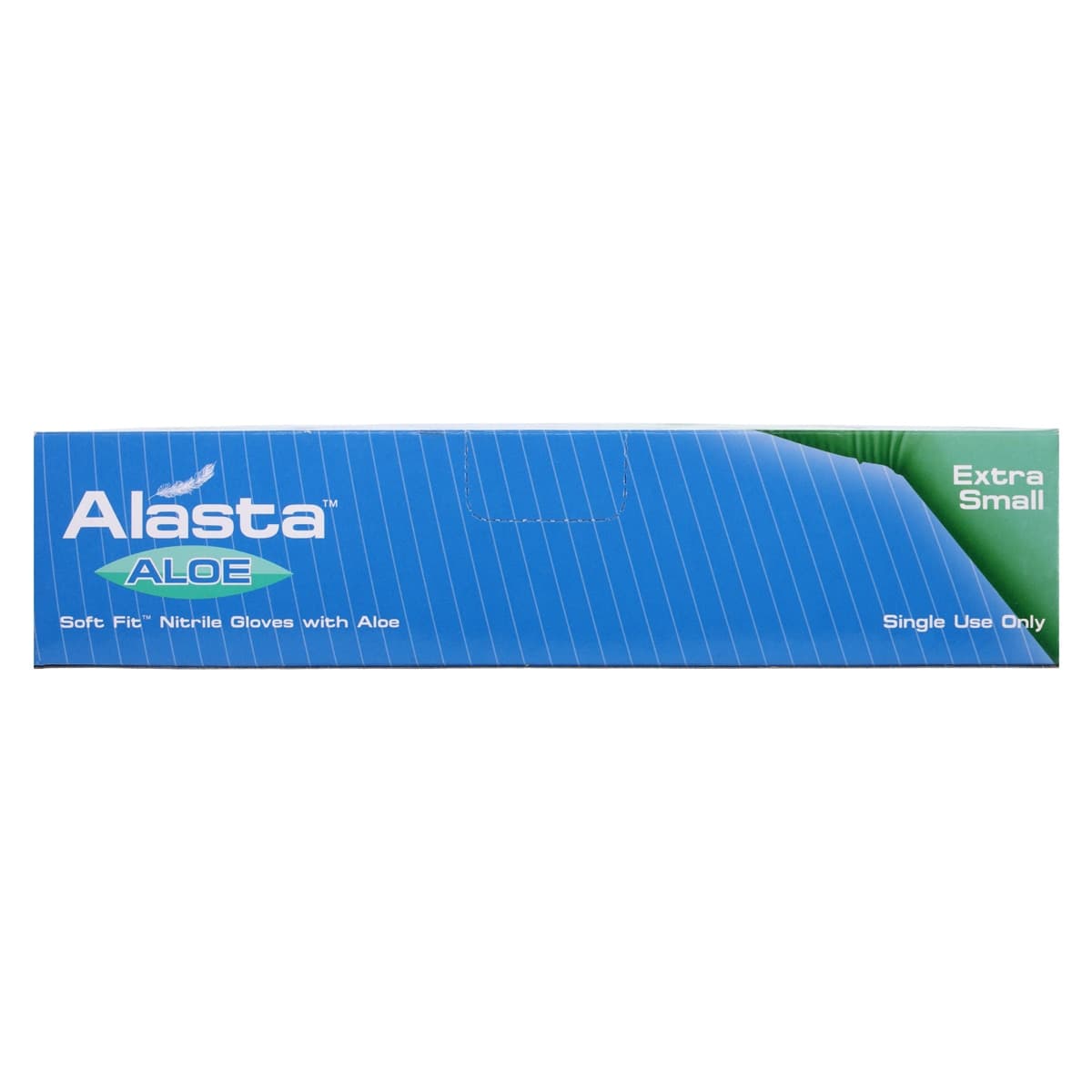 Alasta™ Aloe Soft-Fit™ Nitrile Exam Gloves, Powder Free, Non-Sterile, Extra Small, Green, Textured, 100/Box, AA100XS thumbnail 3