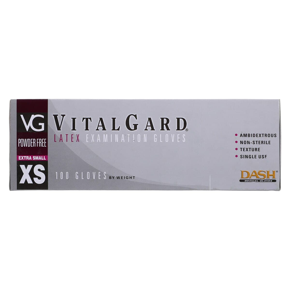 VitalGard® Latex Exam Gloves, Powder Free, Non-Sterile, Extra Small, Textured, 100/Box, VLP100XS thumbnail 5