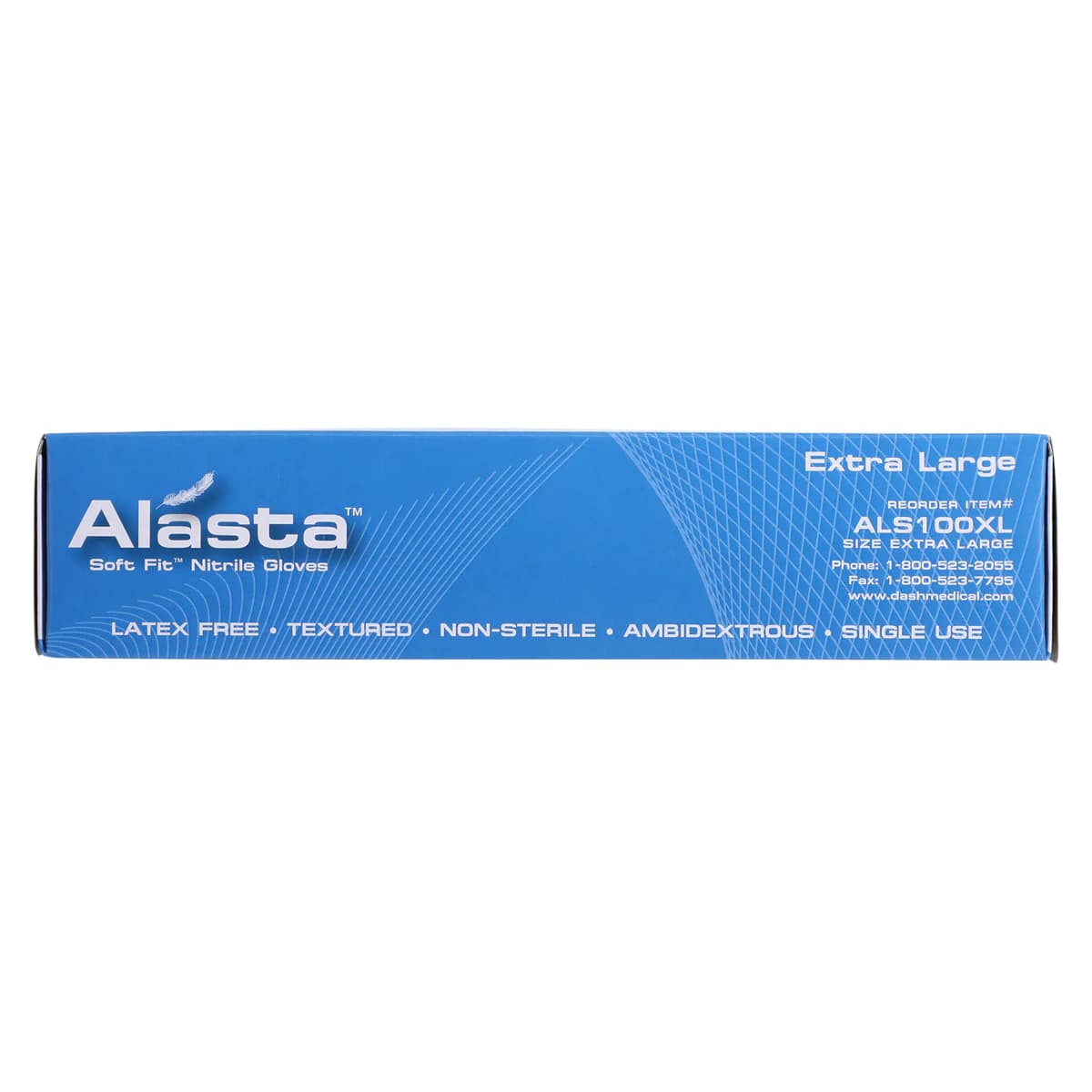 Alasta Soft Fit Nitrile Examination Gloves, Powder-Free, Non-Sterile, Extra Large, Violet Blue, 100/Box, ALS100XL thumbnail 8
