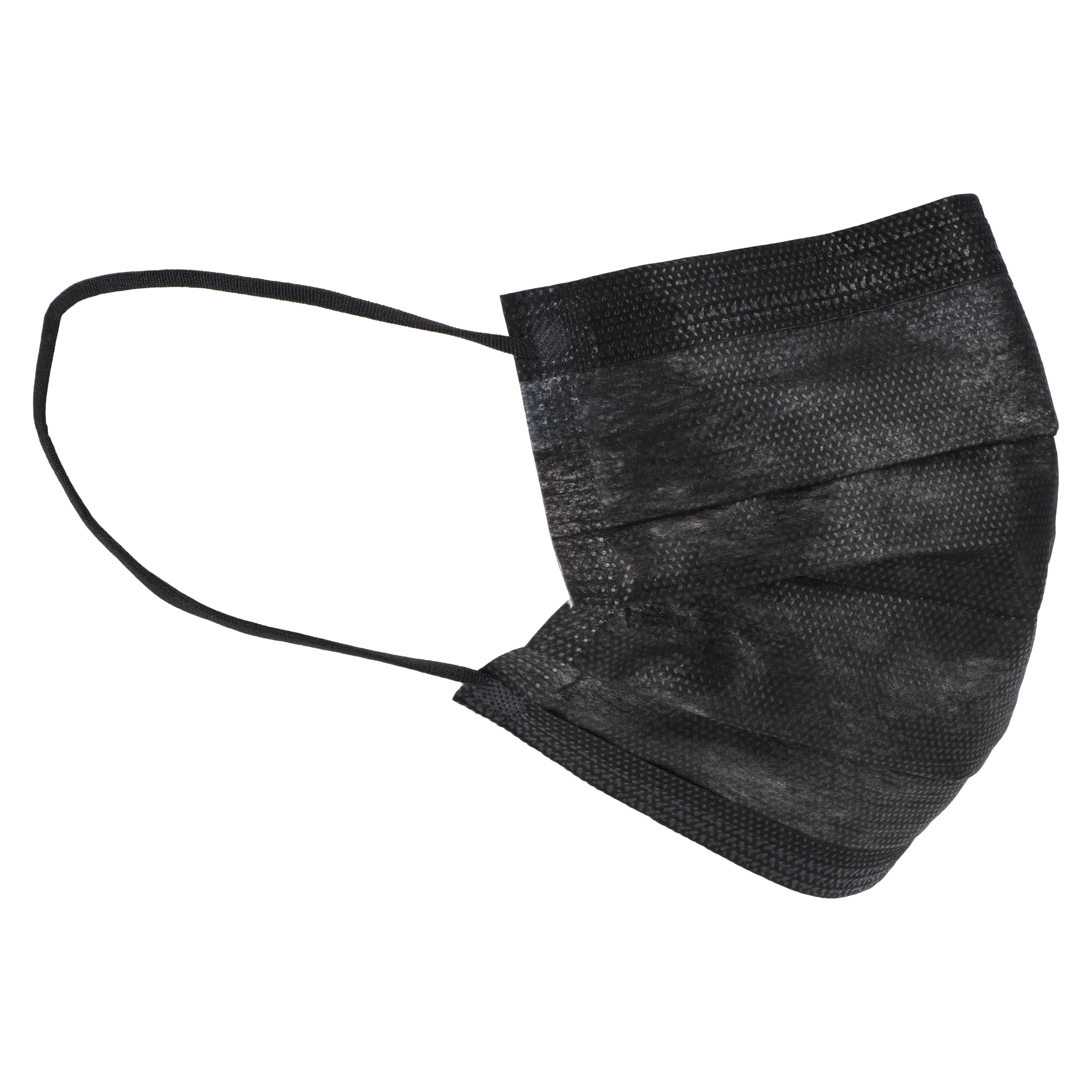 HALYARD Procedure Mask ASTM Level 1, Ear Loop, Black, Anti-Fog Foam, 50/Box thumbnail 3