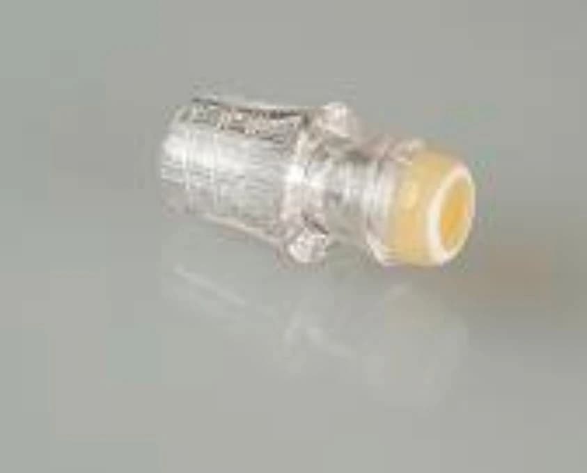 Baxter Interlink Injection Site, Male Luer Lock Adapter, Primary Infusion, Non-DEHP/Non-PVC, Sterile, Latex-Free, Clear, Each thumbnail 2