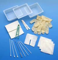 SunMed Trach Cleaning Tray with Glove, Tracheostomy Care Set - Trach Cleaning Tray w/Glove - Image 1
