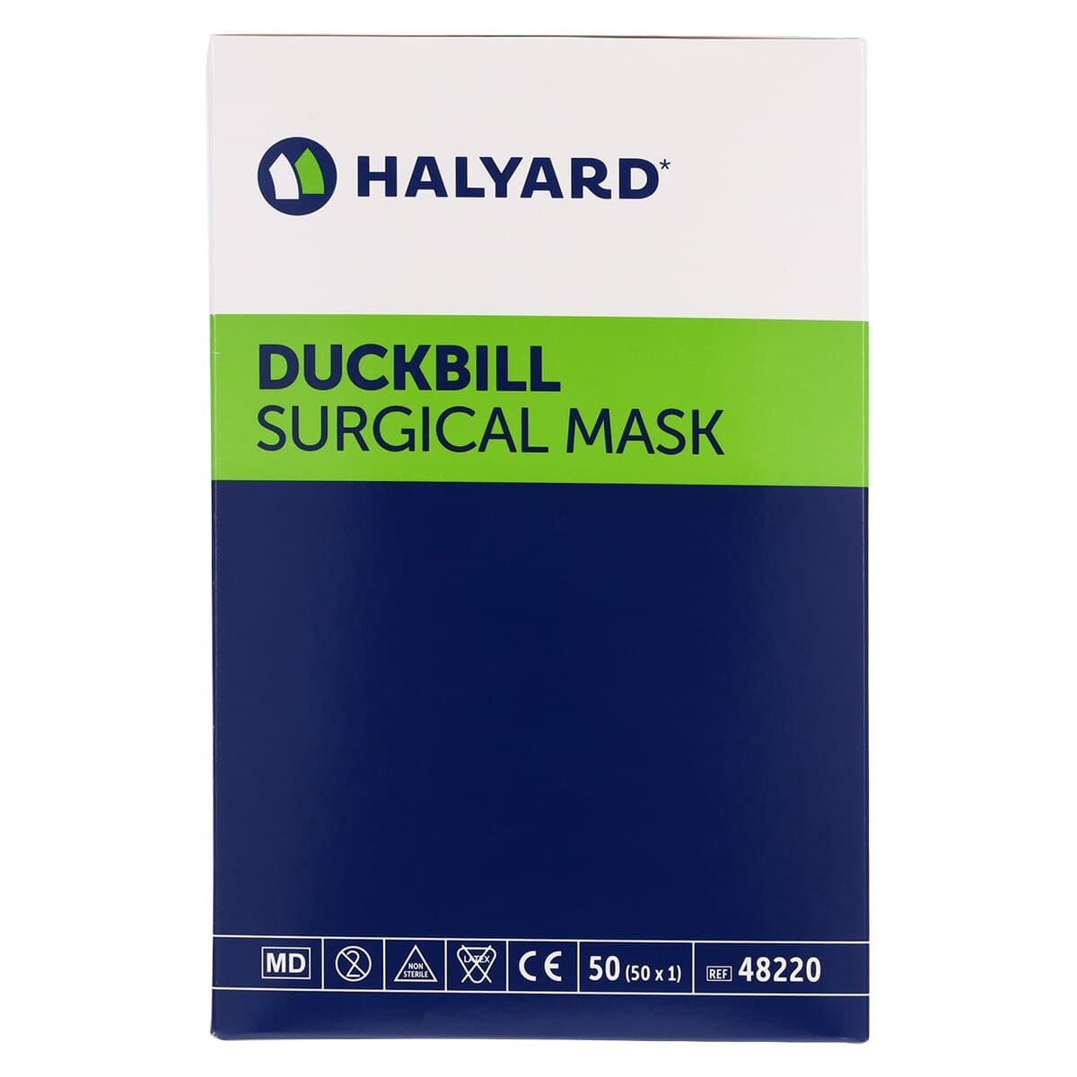 Halyard Surgical Tie-On Mask, Blue, Disposable, Non-Latex, 50/Box thumbnail 7