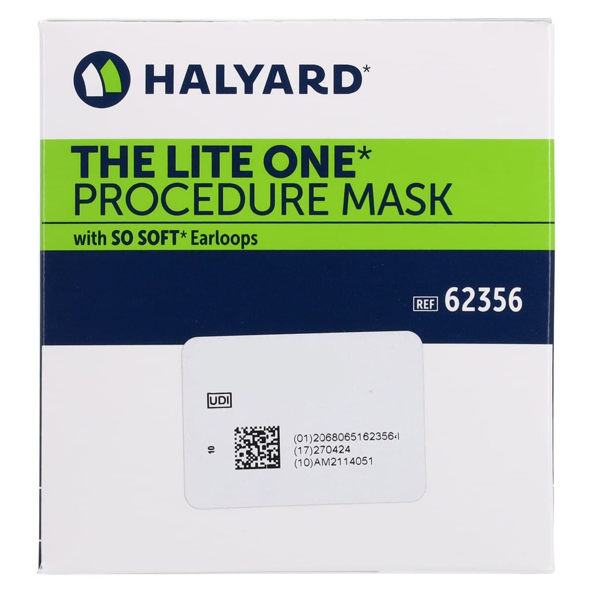 THE LITE ONE Procedure Face Mask, Ear Loop, Blue, 50/Box thumbnail 7