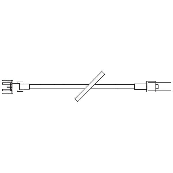 Baxter Extension Set Hi-Flow, IV, Autosyringe, 60" Male Luer Lock Adapter, Primary Infusion Spike, Slide Clamp, Non-DEHP, Sterile, Latex-Free, Clear, 50/Case - Extension Set Hi-Flow - Image 1