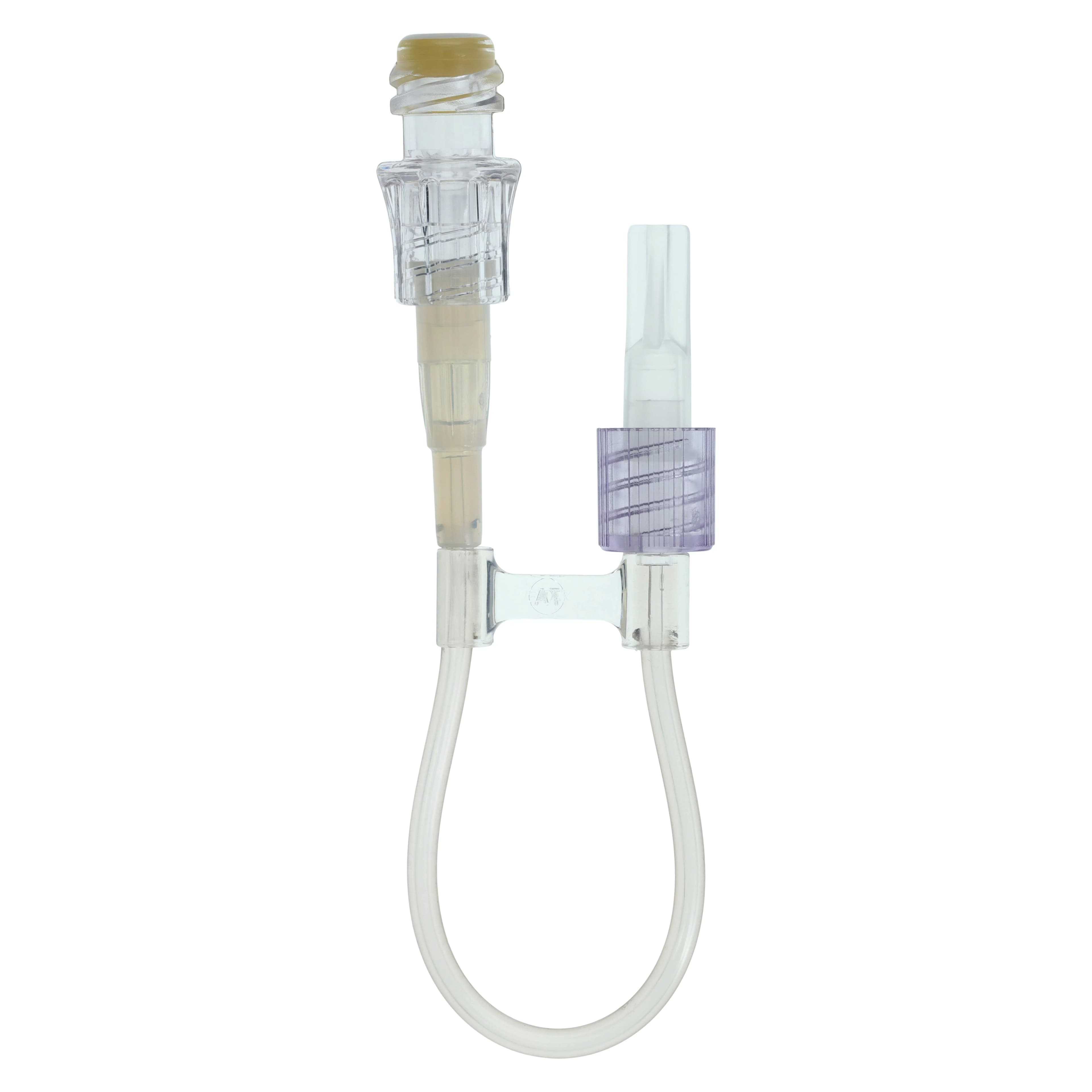Baxter Interlink IV Connector Loop, 6" Male Luer Lock Adapter, Sterile, Non-DEHP, Latex-Free, Each thumbnail 2