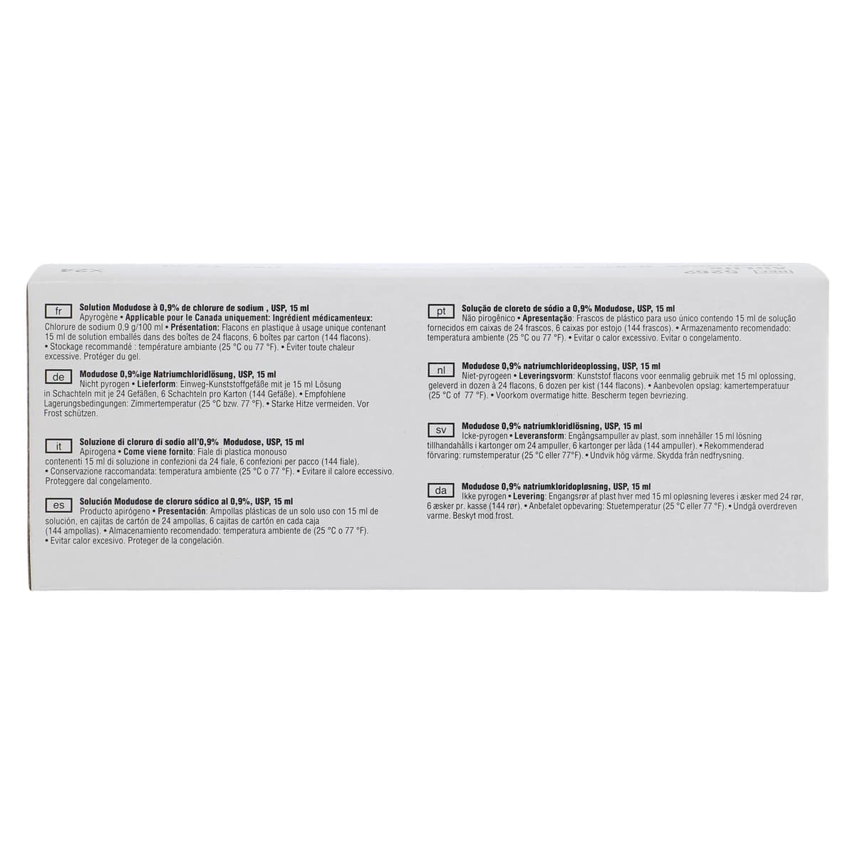 SunMed Sodium Chloride Inhalation Solution 0.9%, Sterile Normal Saline Vials, 15 mL, 144/Package thumbnail 6