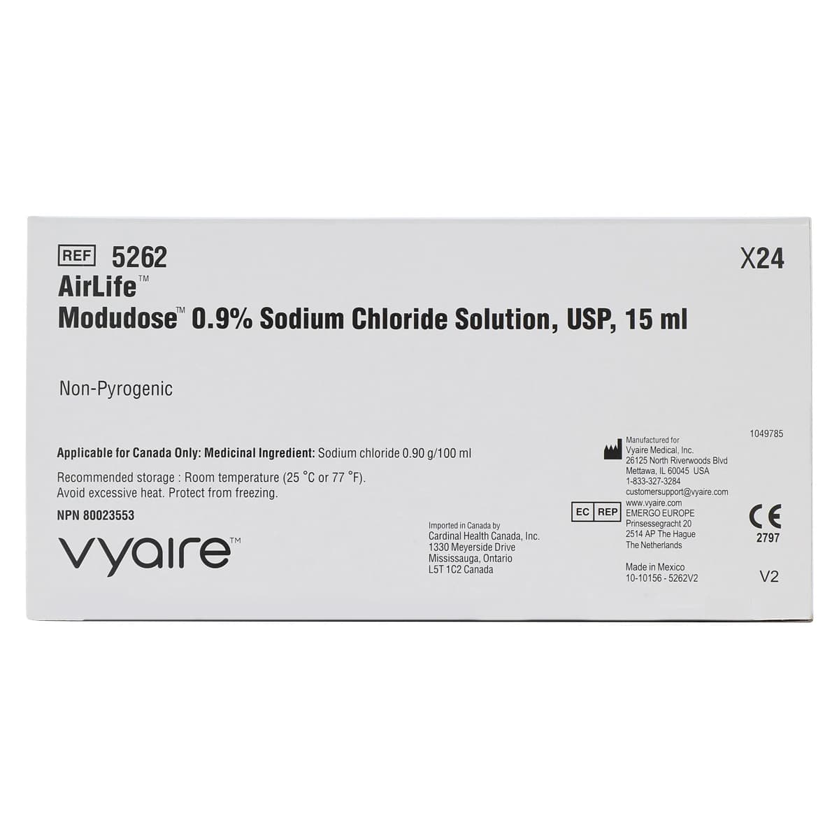 SunMed Sodium Chloride Inhalation Solution 0.9%, Sterile Normal Saline Vials, 15 mL, 144/Package thumbnail 7
