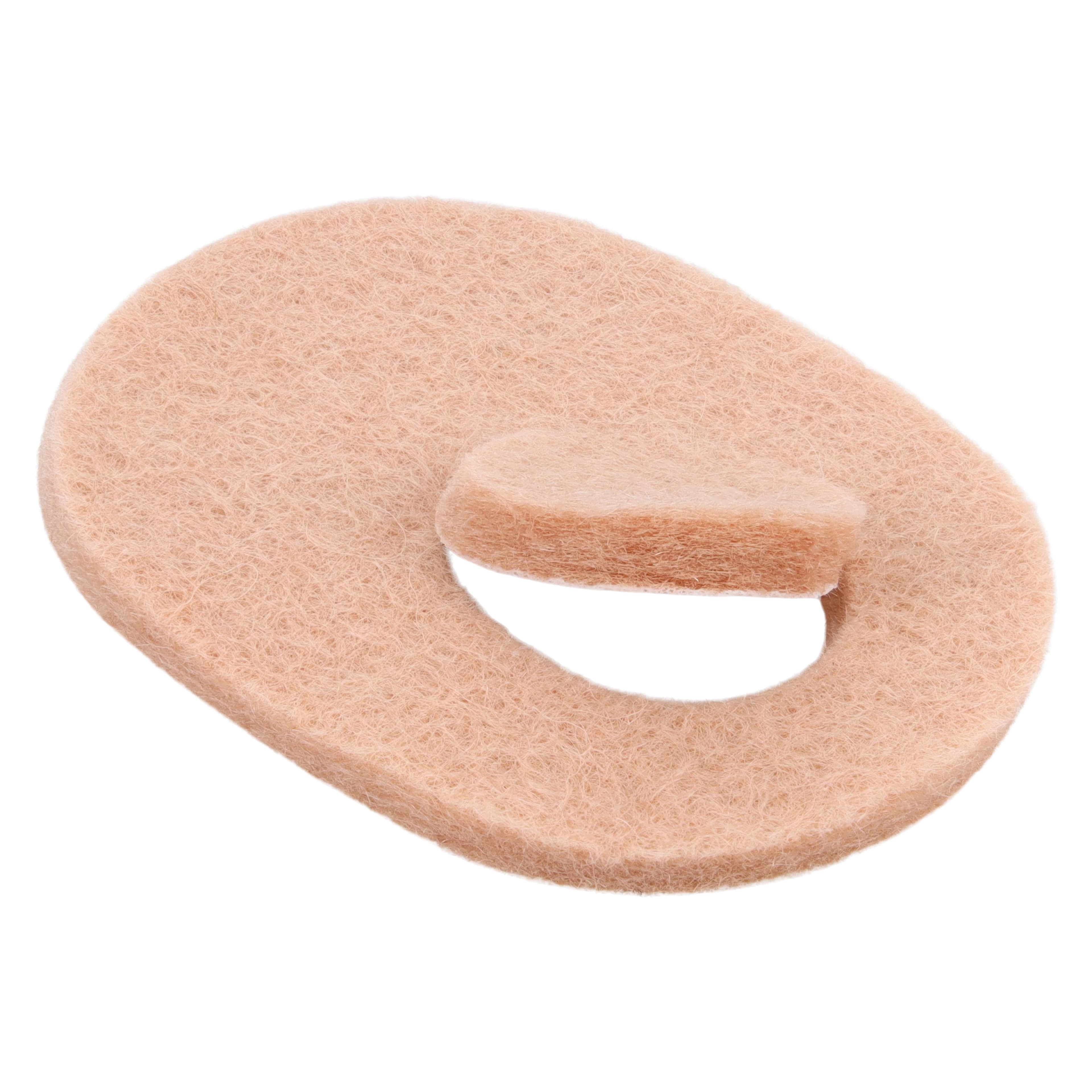 Pedi-Pads Orthopedic Foot Felt, 1/8" Thick, Flesh Color, C-2 #104 - Pedi-Pads 1/8 Flesh Felt - Image 1