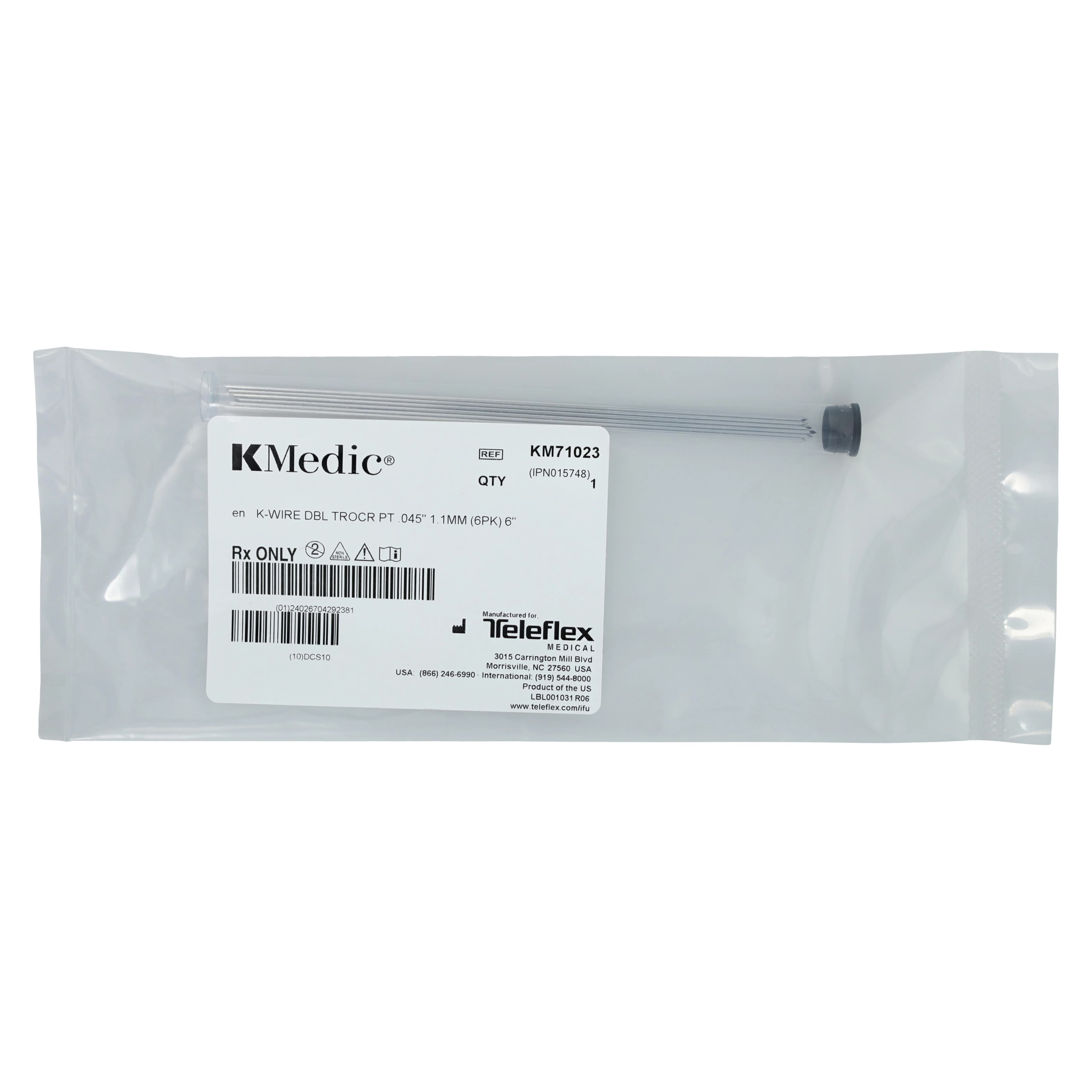 K-Wire 0.045 KM71-023 (Kirschner Wire, 6 per Package) - K-Wire 0.045 KM71-023 - Image 1