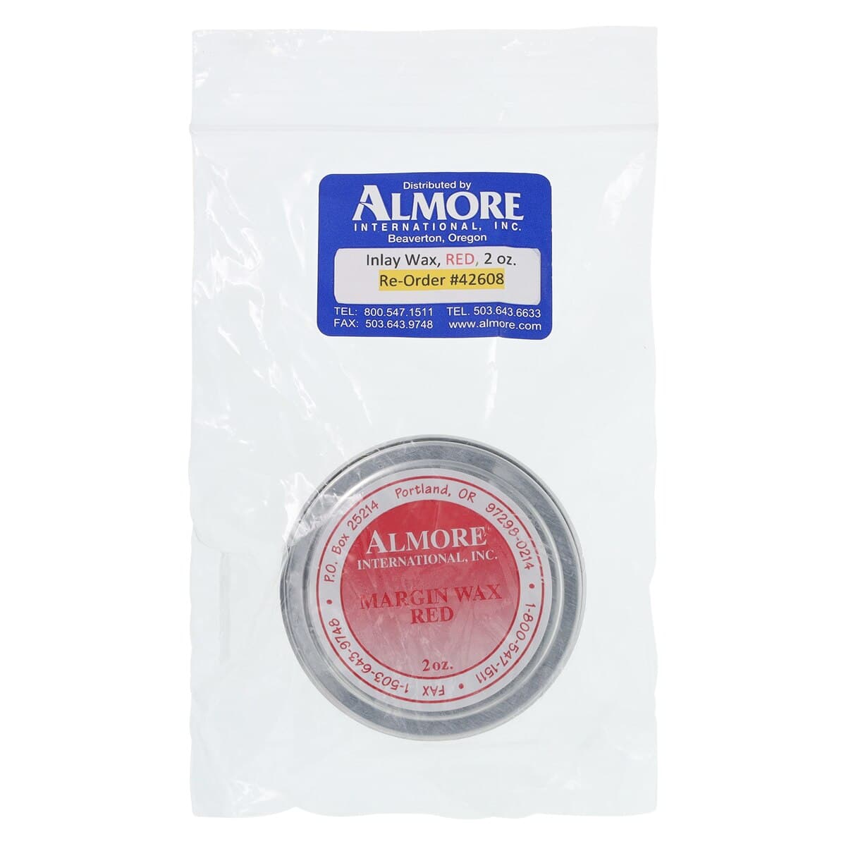 Almore Margin Wax, Red, 2 oz, 42608 thumbnail 3
