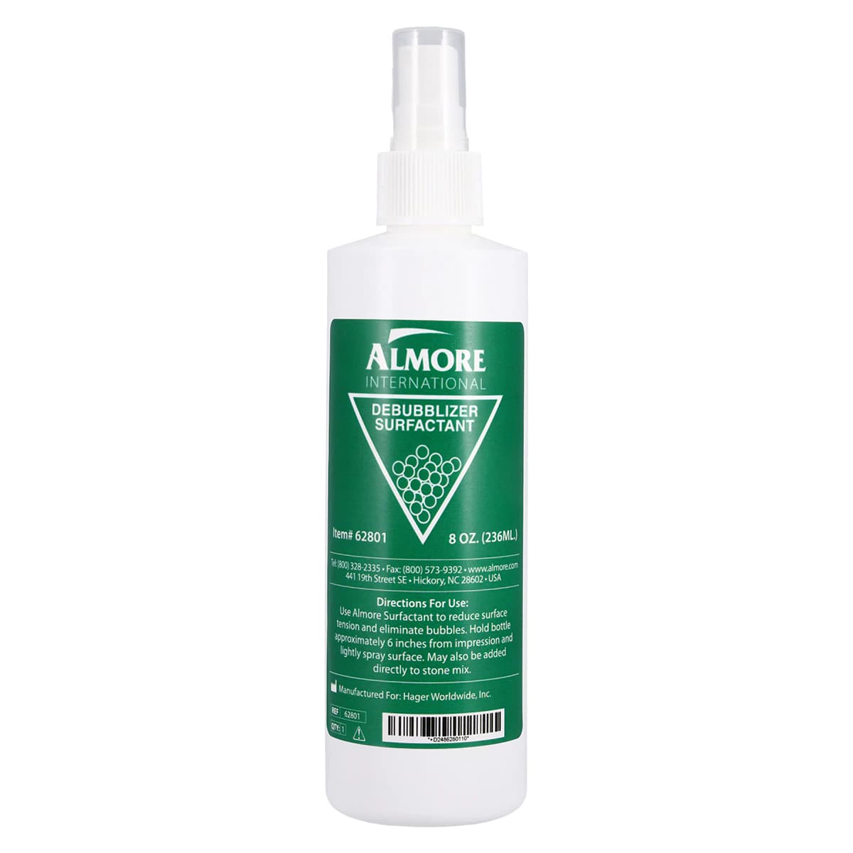 Almore Surfactant Debubblizer, 32 oz Bottle with 8 oz Refillable Pump Spray Bottle thumbnail 3