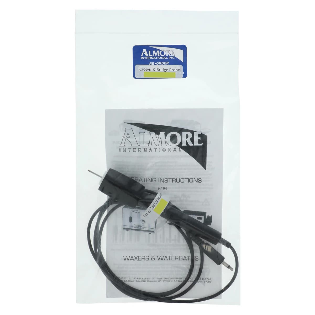 Almore International Electra Waxer Probe Replacement, Mini Waxer with Handpiece and Cord Assembly - Mini Waxer Hpc&Cord Asmbly - Image 1
