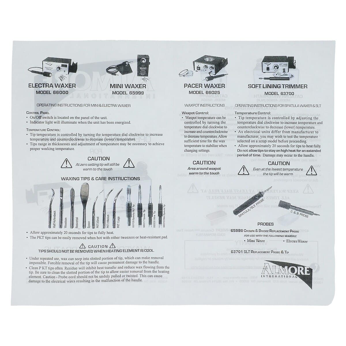 Almore International Electra Waxer Probe Replacement, Mini Waxer with Handpiece and Cord Assembly thumbnail 4