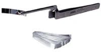 Shimstock Foil Articulating Strips, 12 Micron, 2" x 3/8", 300/Pk, 72070 - Shimstock Foil Articulating Strips, 12 microns, 300/Pk, 72070 - Image 1