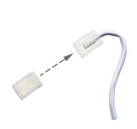 Almore Comfi-Tips Foam Saliva Ejector Tips, White, 100/Pk, 15508 - Comfi-Tips Foam for Aspirators 100/Pk White - Image 1