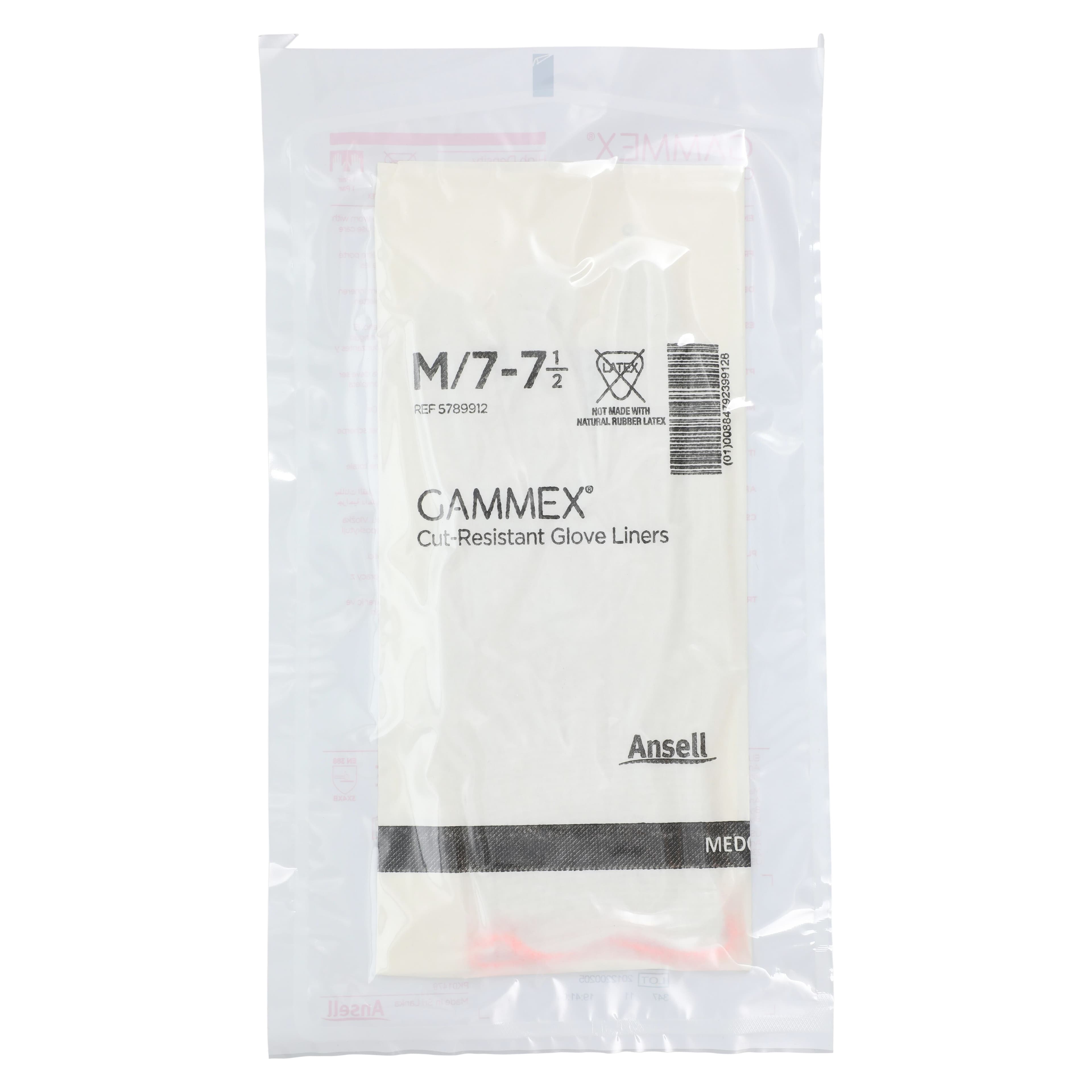 Ansell Digitsafety HaloKote Polyethylene Cut-Resistant Glove Liner, Medium, 5/Box thumbnail 3