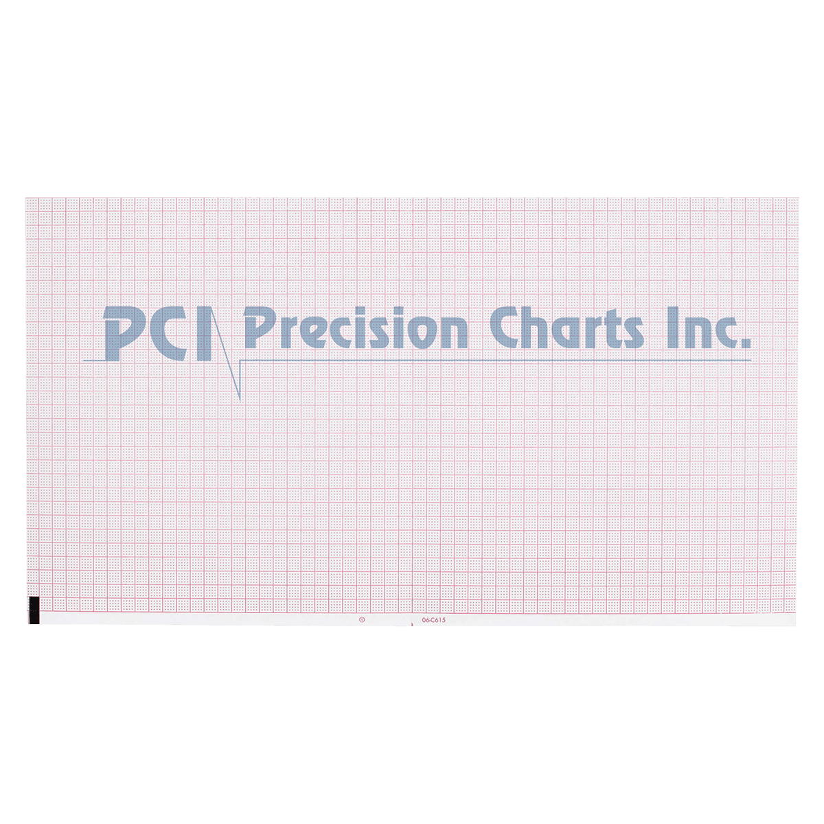 Precision Charts Inc. Burdick ECG/EKG Recording Paper, 216mm Z-Fold, 8/Case - Paper EKG 216mm Z-Fold - Image 1