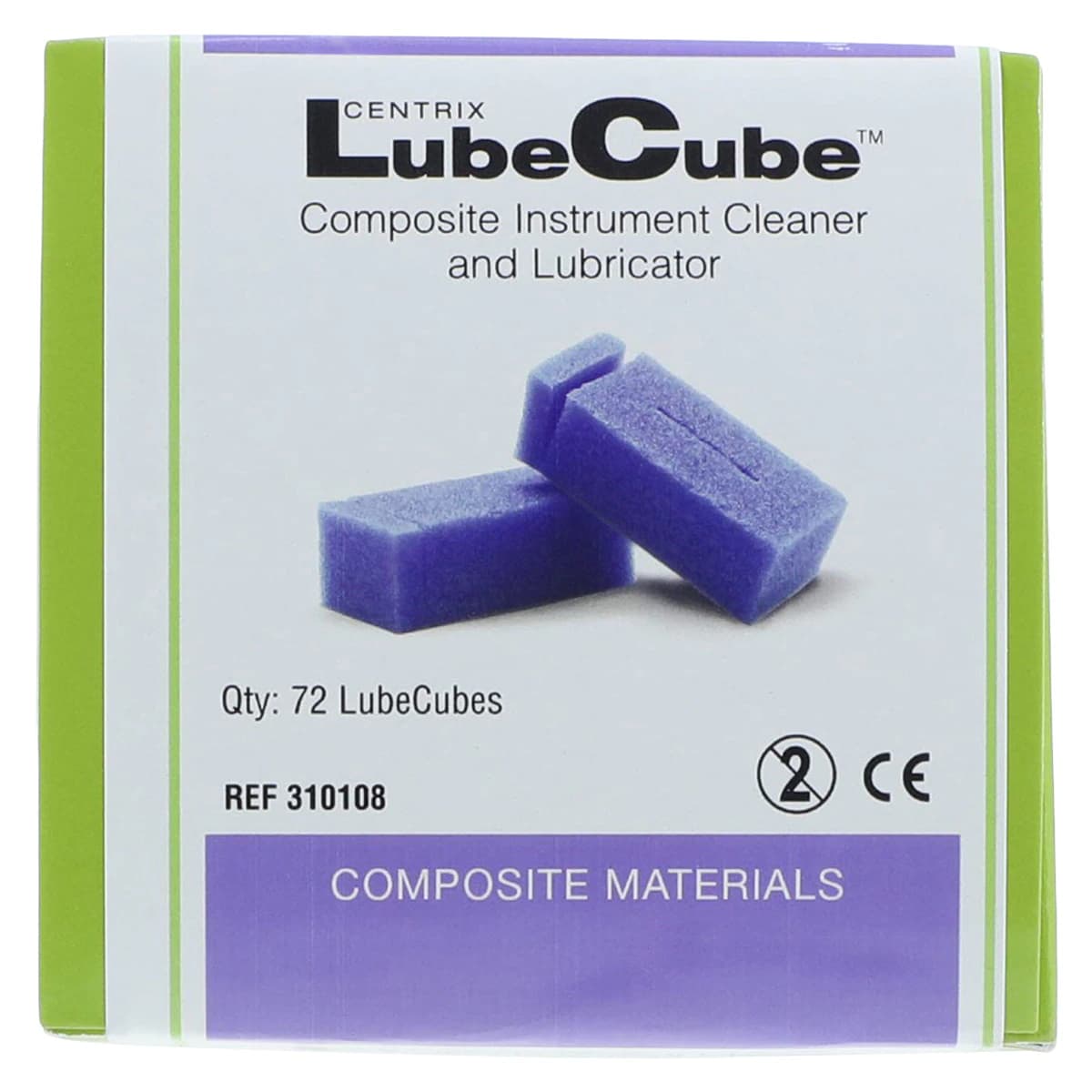 LubeCube® Composite Instrument Cleaner & Lubricator, Single-Use Foam Cubes, 72/Box, 310108 thumbnail 2