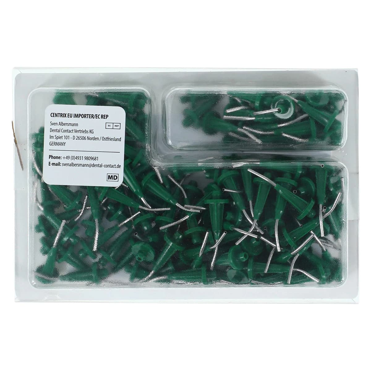 Access® Automix Nozzle Needle Tips, 18 Gauge, Green, 144/Bx, 290025 thumbnail 2