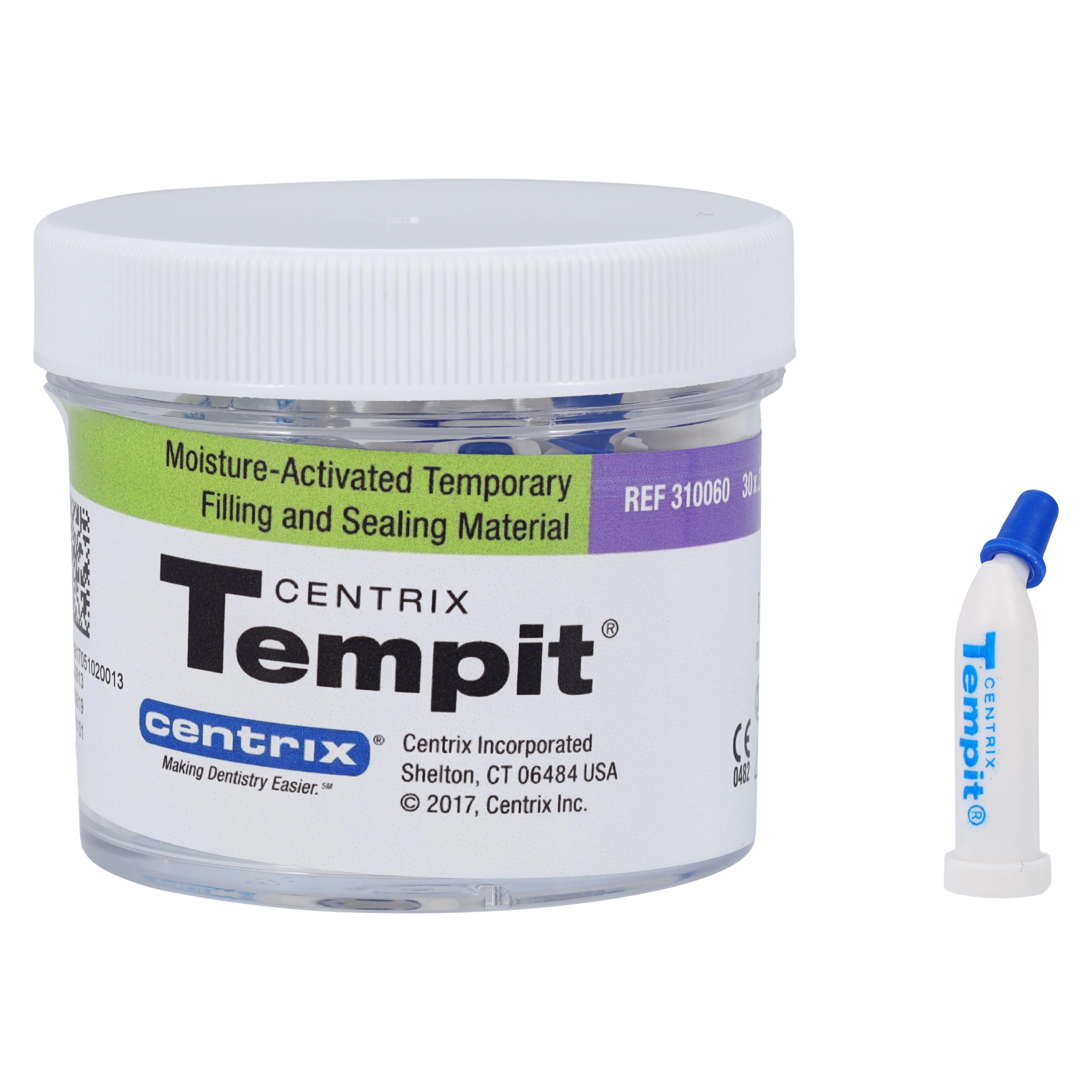 Tempit Temporary Filling Material, Pre-Filled Tips, 0.35 g, Medium Viscosity, 30/Pk, 310060 thumbnail 2