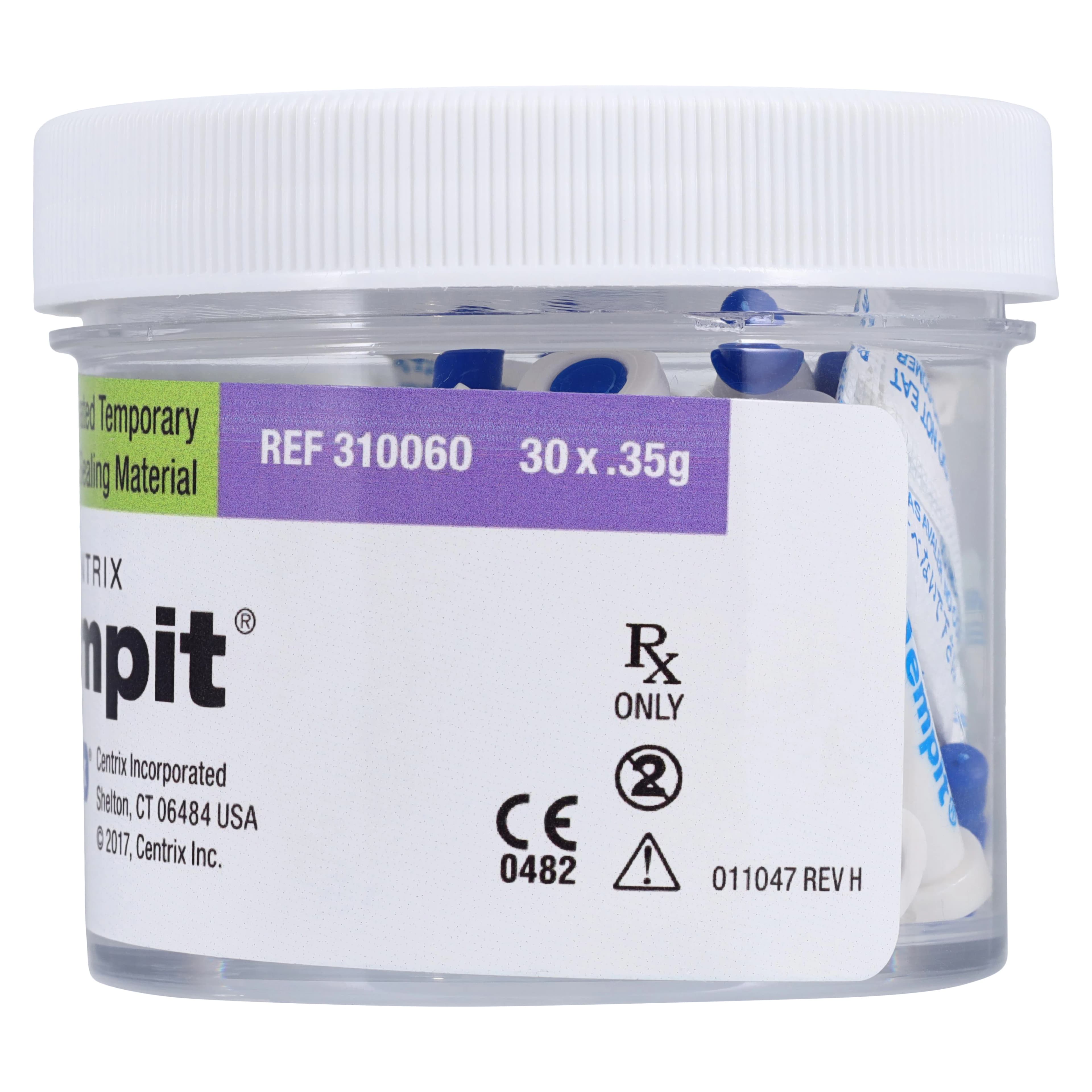 Tempit Temporary Filling Material, Pre-Filled Tips, 0.35 g, Medium Viscosity, 30/Pk, 310060 thumbnail 6