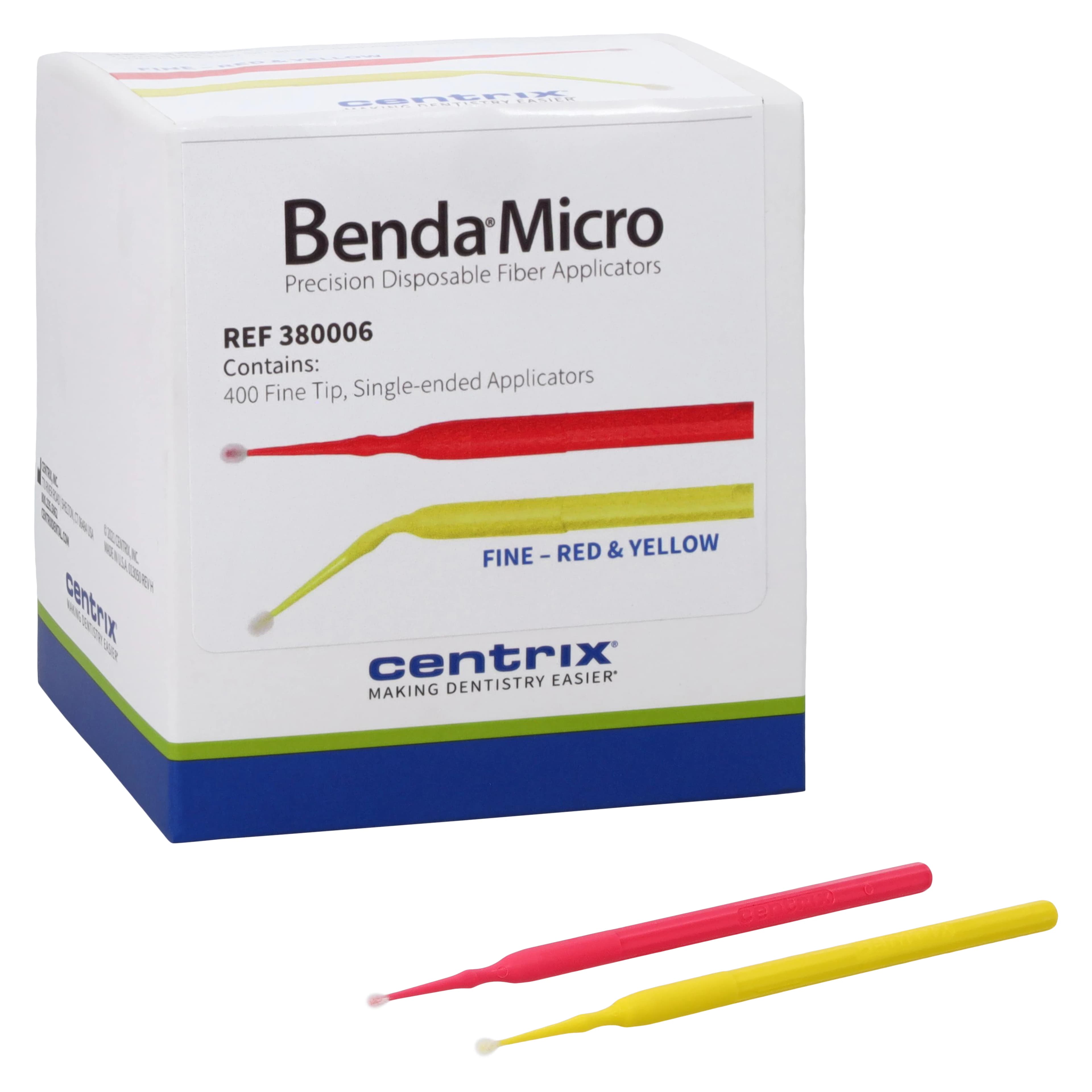 Benda Micro Applicators, Fine, Assorted Colors, Single-Ended, 1.5 mm, 400/Pk, 380006 thumbnail 2