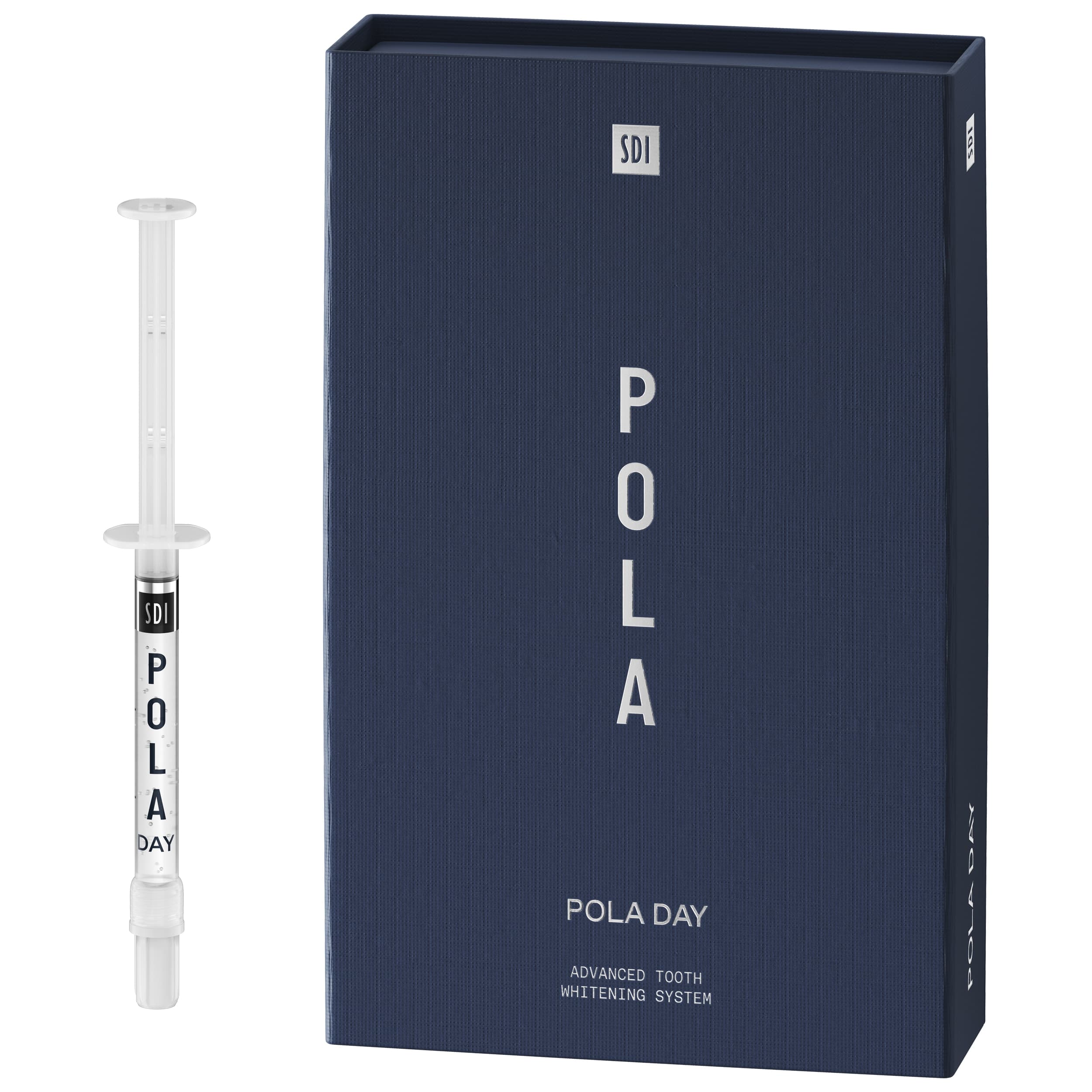 Pola Day Tooth Whitening System, 7.5% Hydrogen Peroxide, Mini Kit, 4 x 1.3 g Syringes, Spearmint, 7700102 - Pola Day Tooth Whitening System, 7.5% Hydrogen Peroxide, Mini Kit, 1.3 g, 4/Pk - Image 1