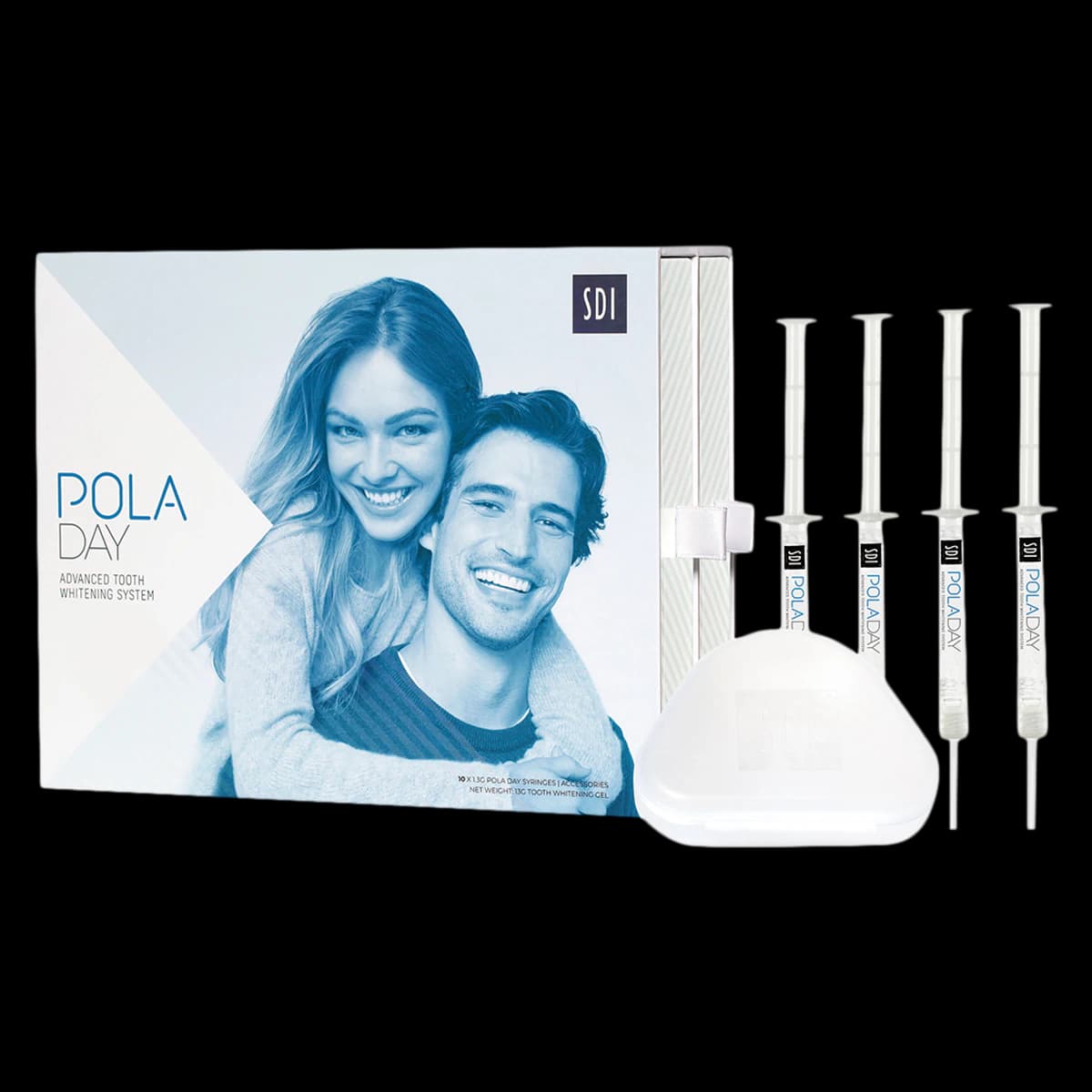 Pola Day Tooth Whitening System, 9.5% Hydrogen Peroxide, Syringe Kit, 1.3 g, 10/Pk, 7700105 - Pola Day Tooth Whitening System, 9.5% Hydrogen Peroxide, Syringe Kit, 1.3 g, 10/Pk, 7700105 - Image 1